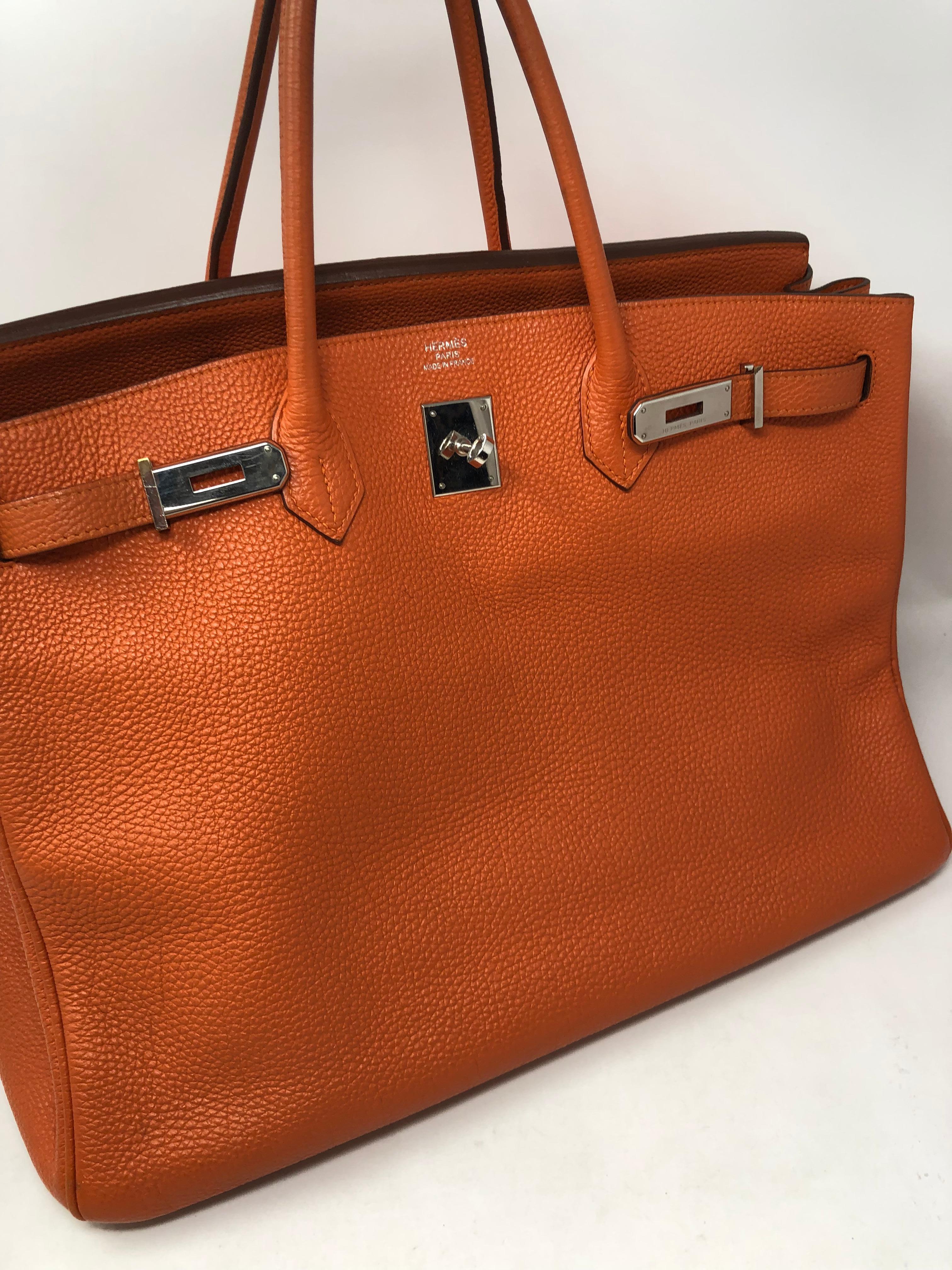 Hermes Birkin Orange 40 10