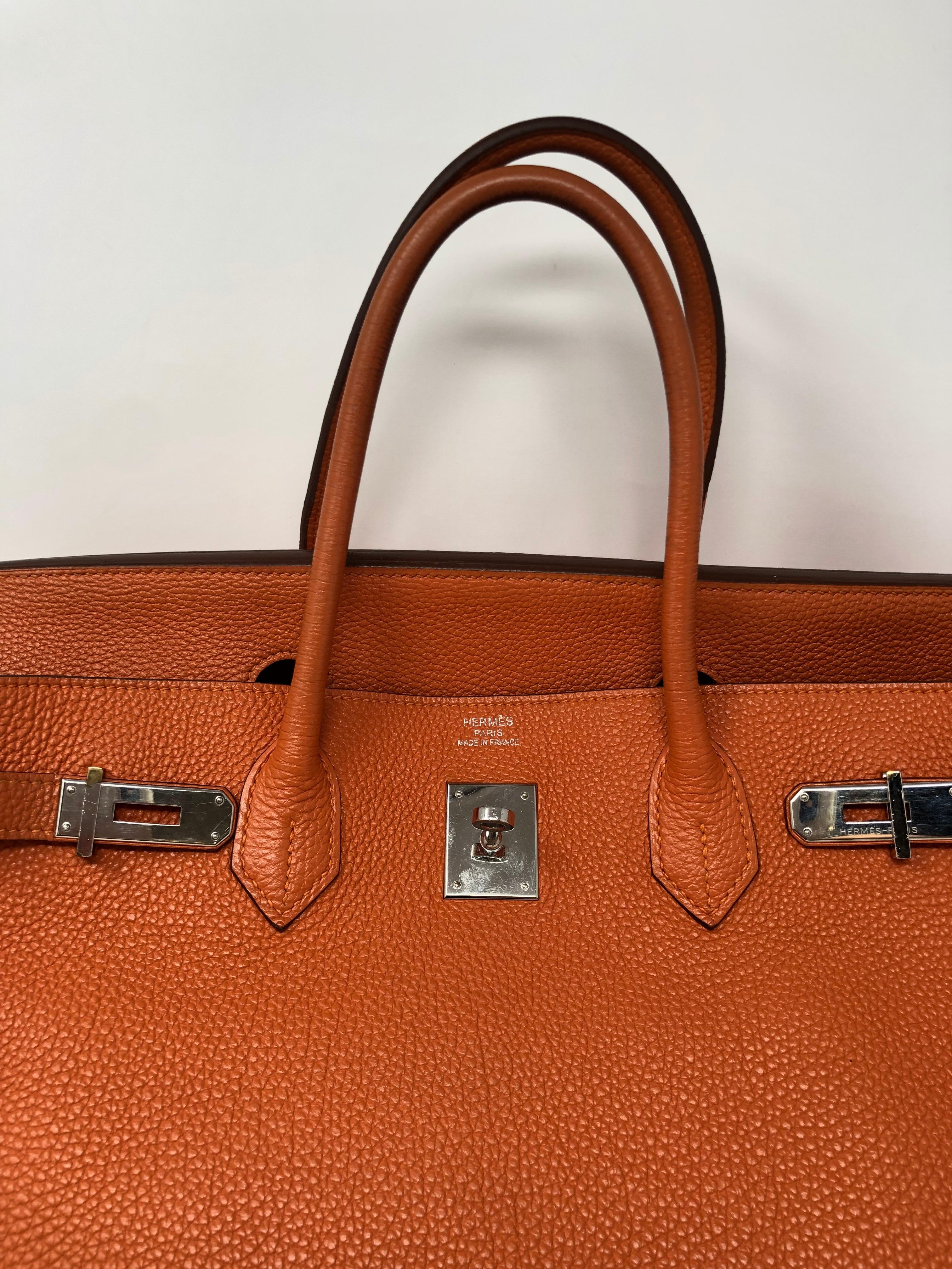birkin 40 orange