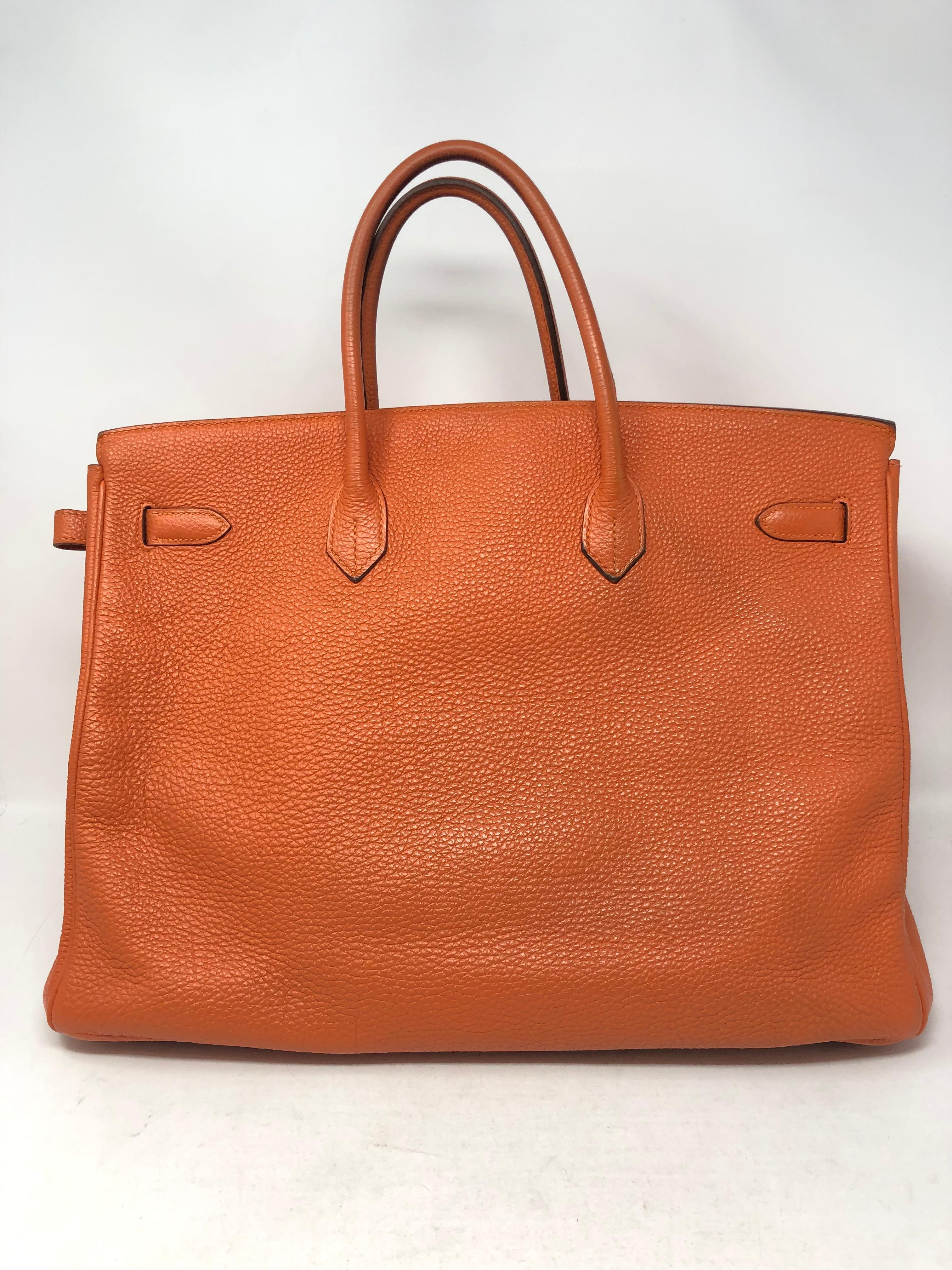 Hermes Birkin Orange 40 1