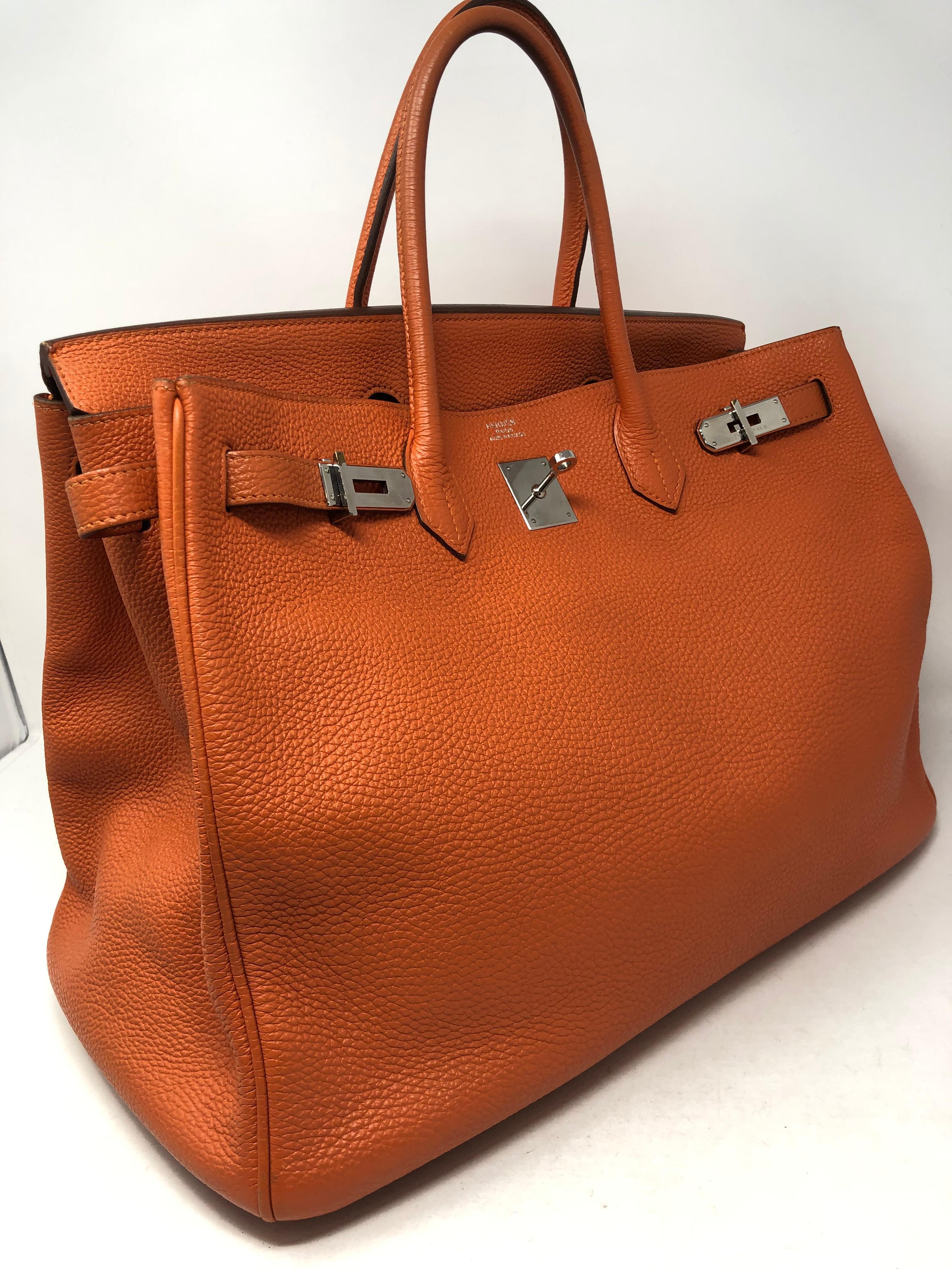 Hermes Birkin Orange 40 2