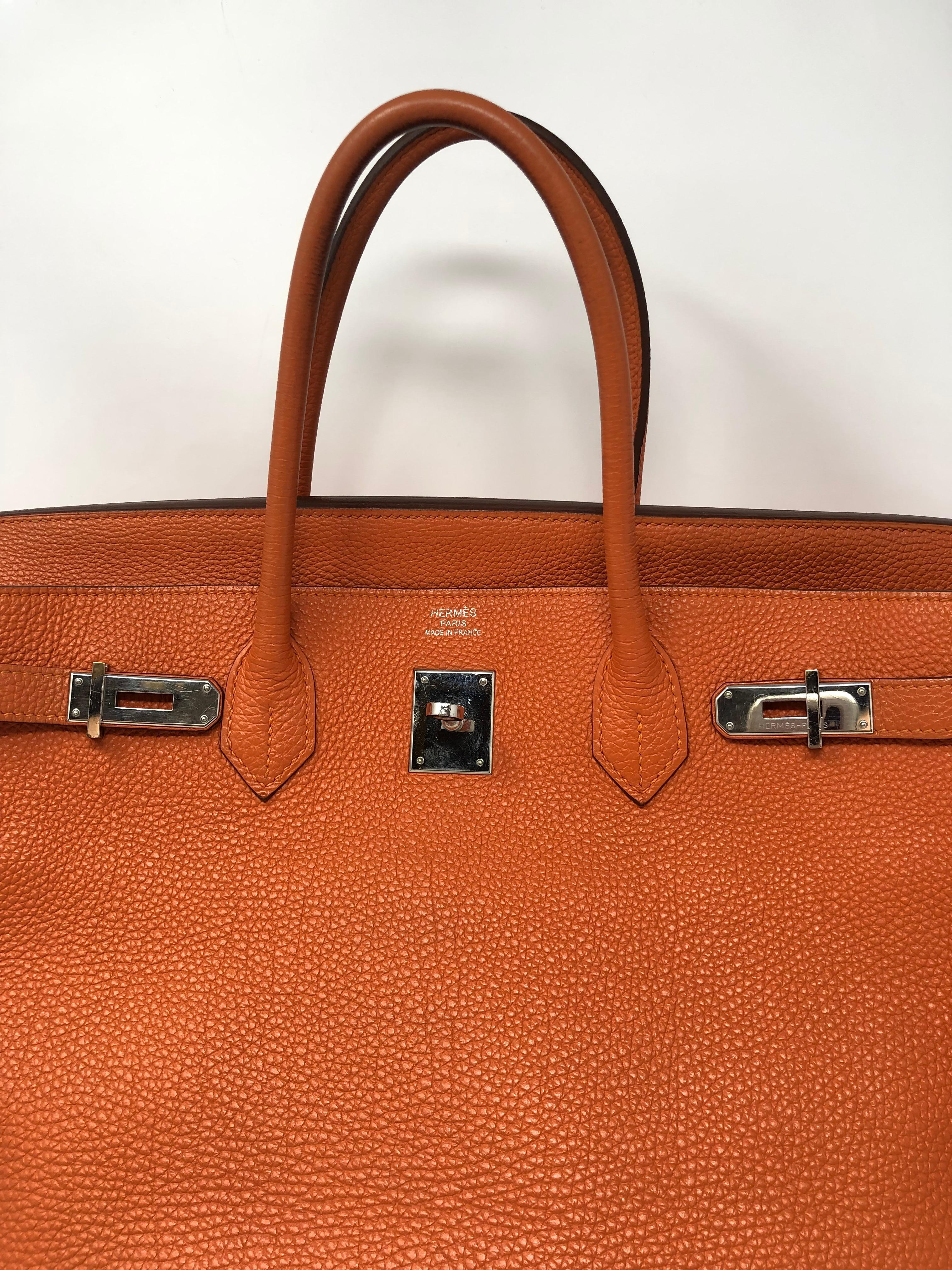 Hermes Birkin Orange 40 3