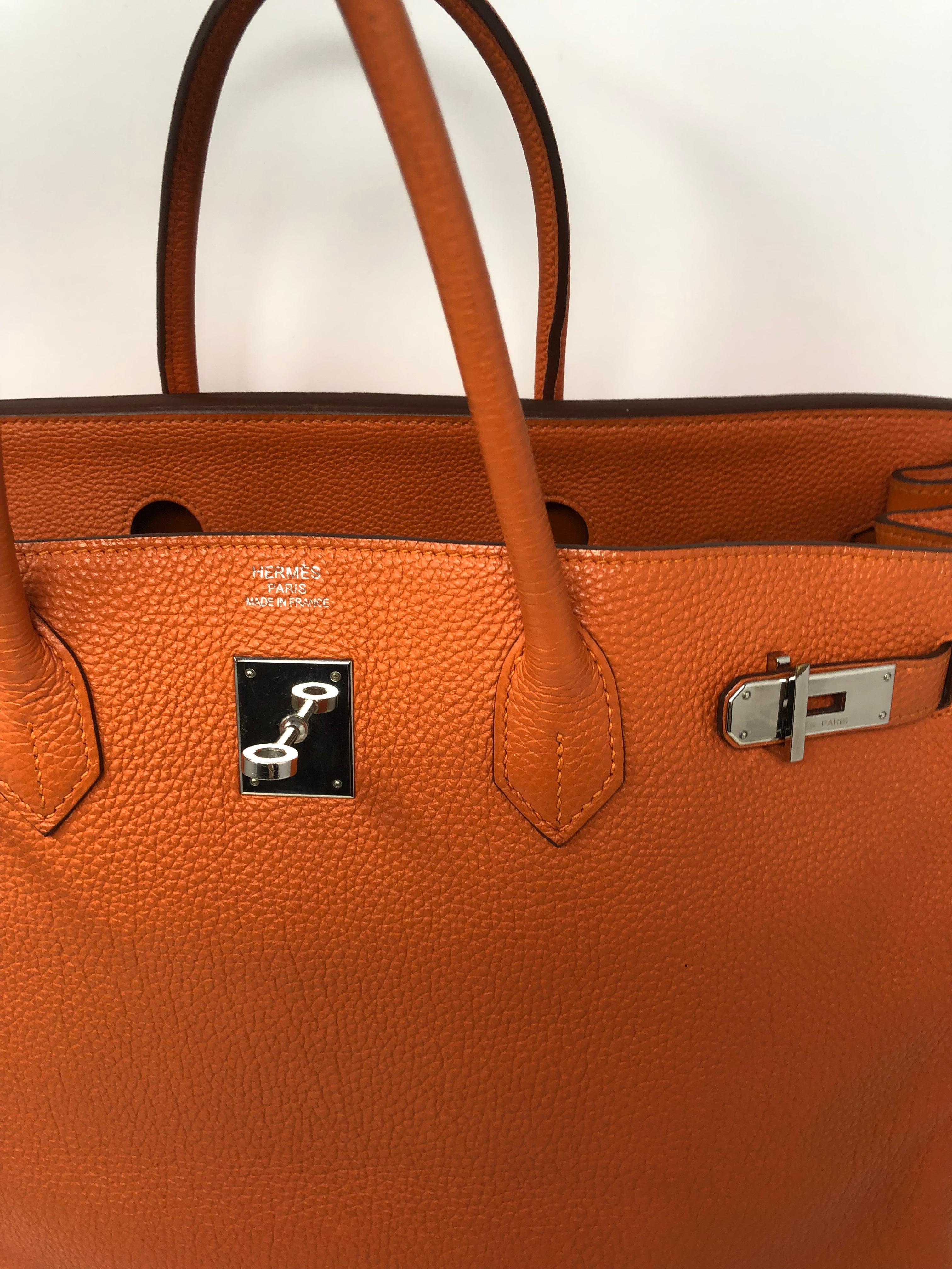 Hermes Birkin Orange 40 4