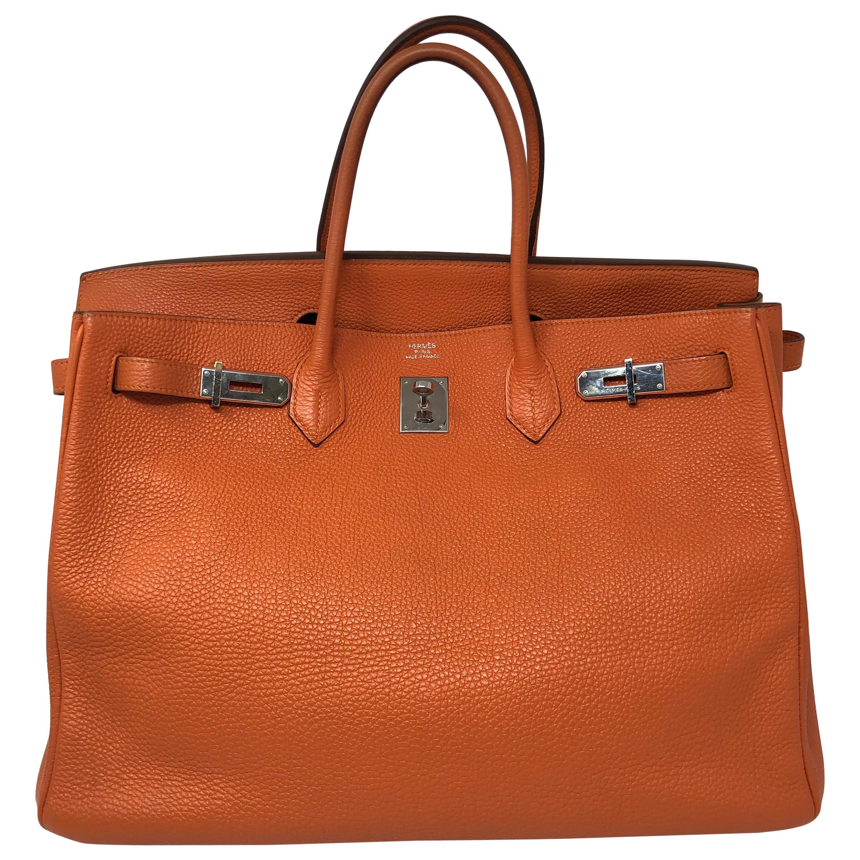 Hermes Birkin Orange 40