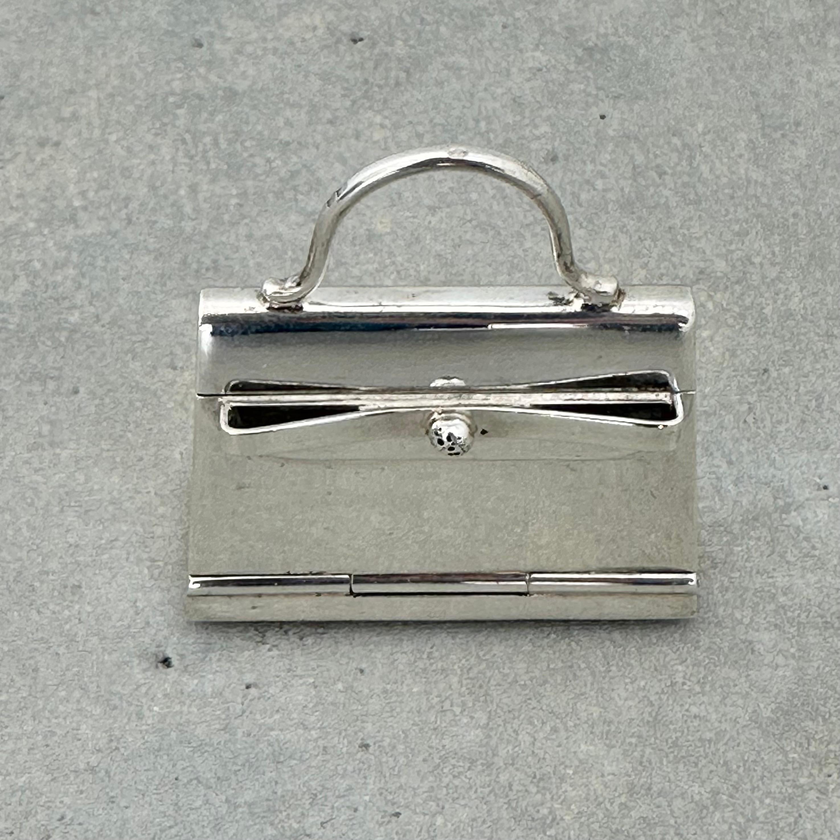 Hermès Kelly Bag Pill Box, 1950s France 8