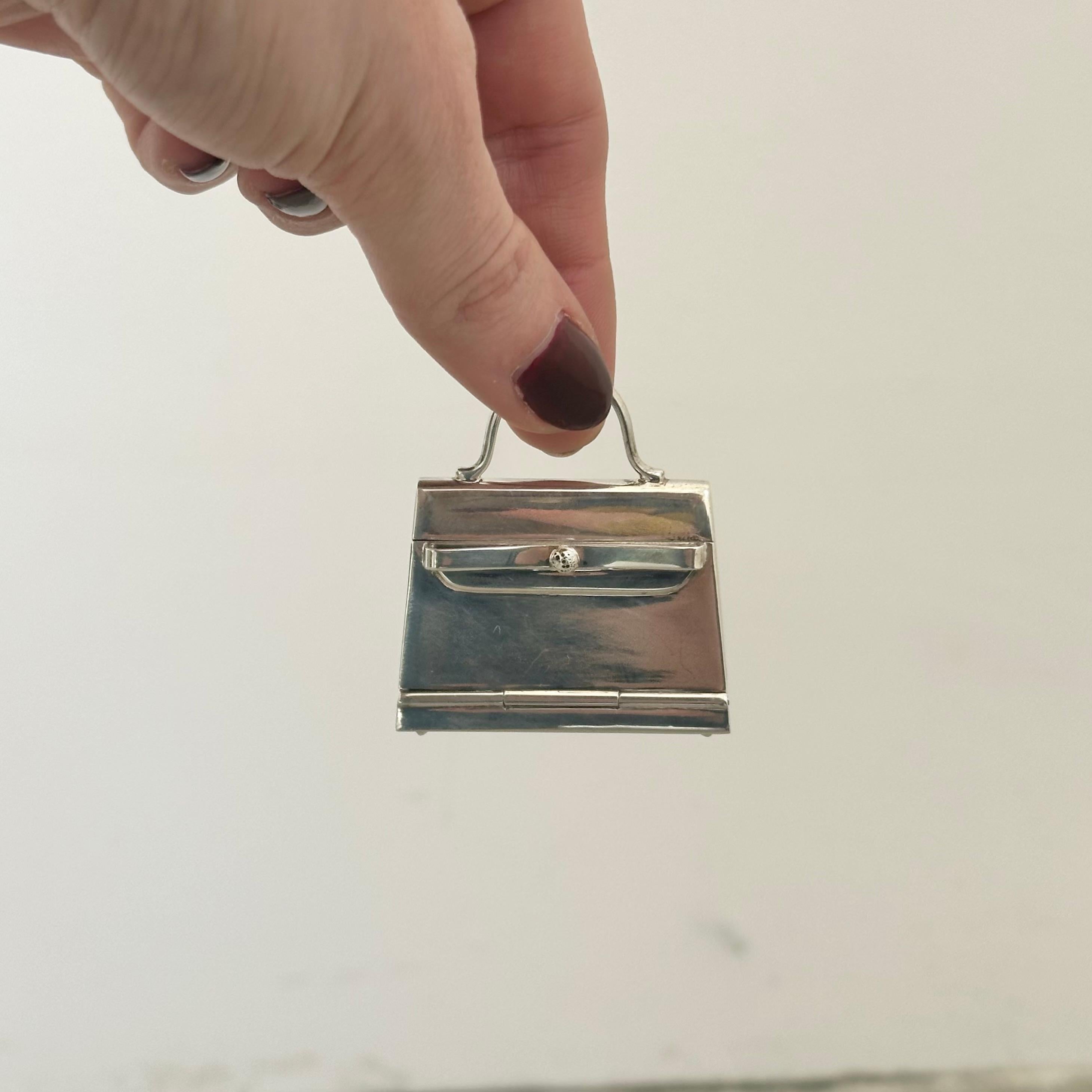 Hermès Kelly Bag Pill Box, 1950s France 11
