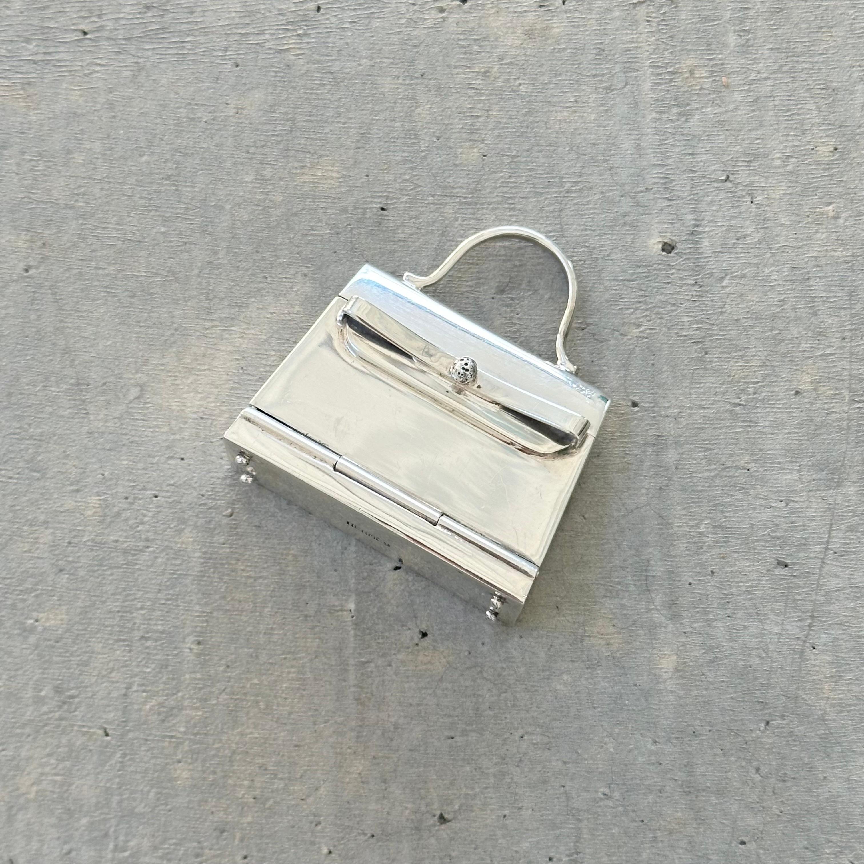 French Hermès Kelly Bag Pill Box, 1950s France