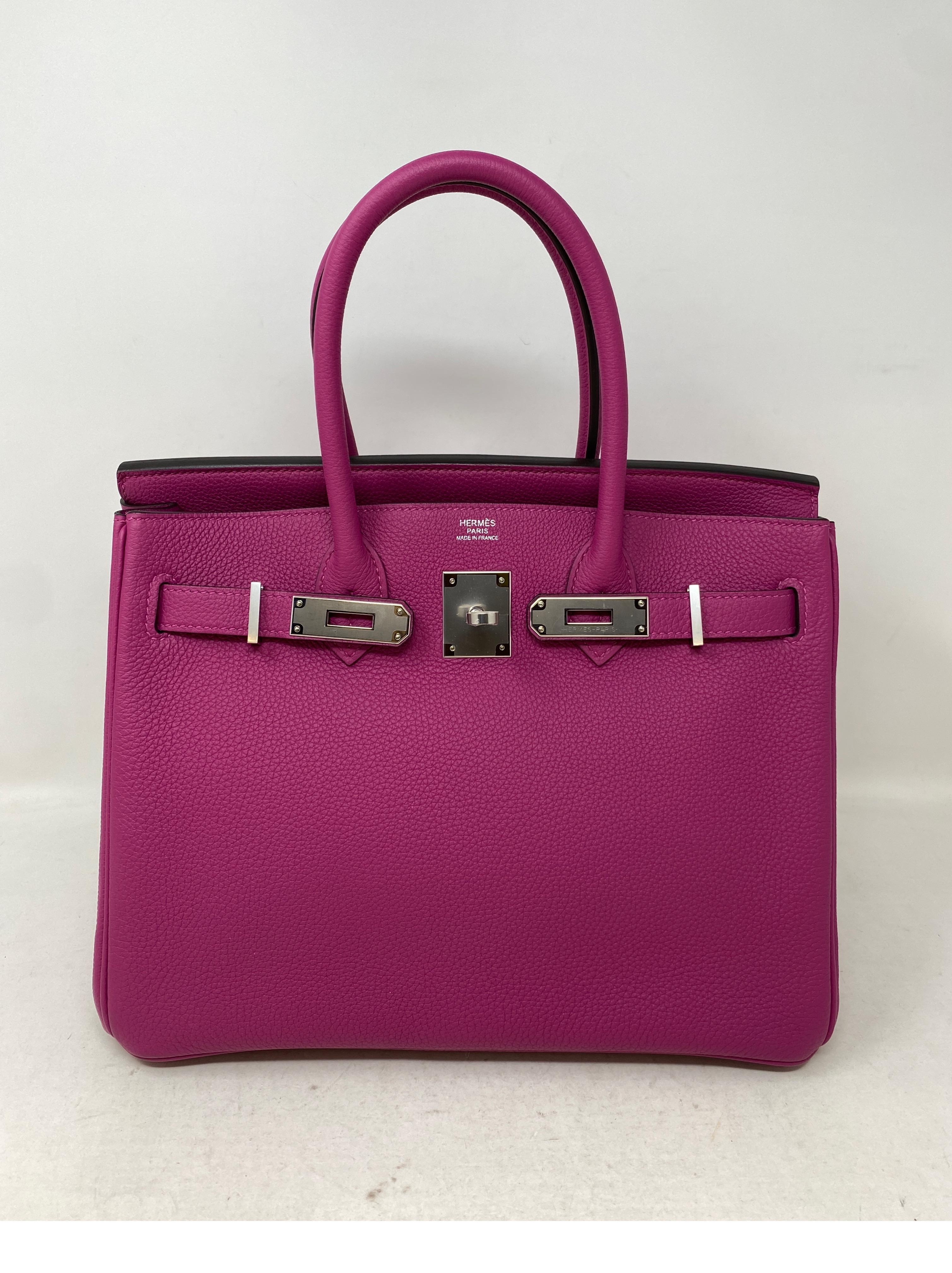 Sac Hermes Birkin Poudre 25  Excellent état à Athens, GA