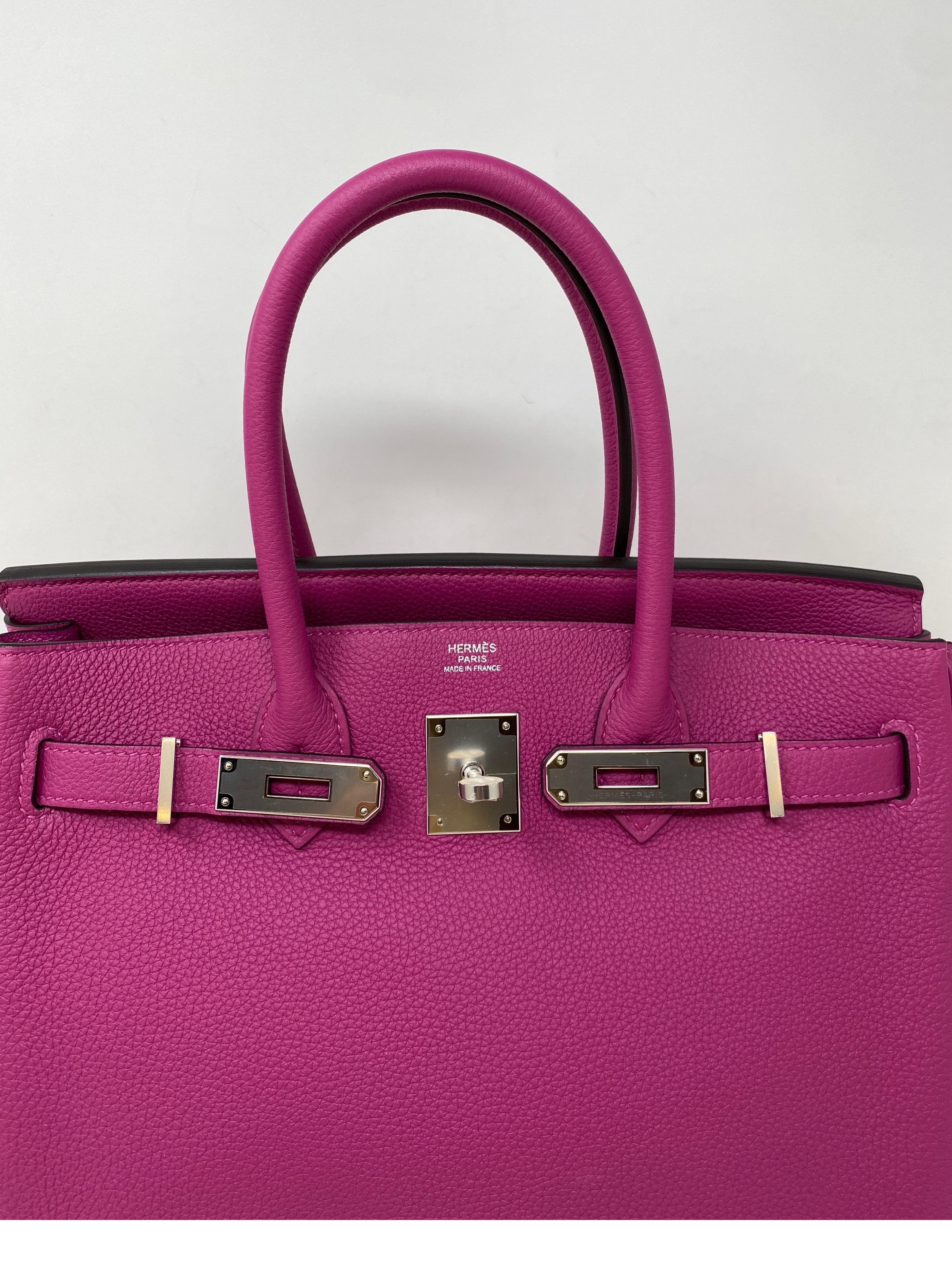 Hermes Birkin Poudre 25 Bag  In Excellent Condition In Athens, GA