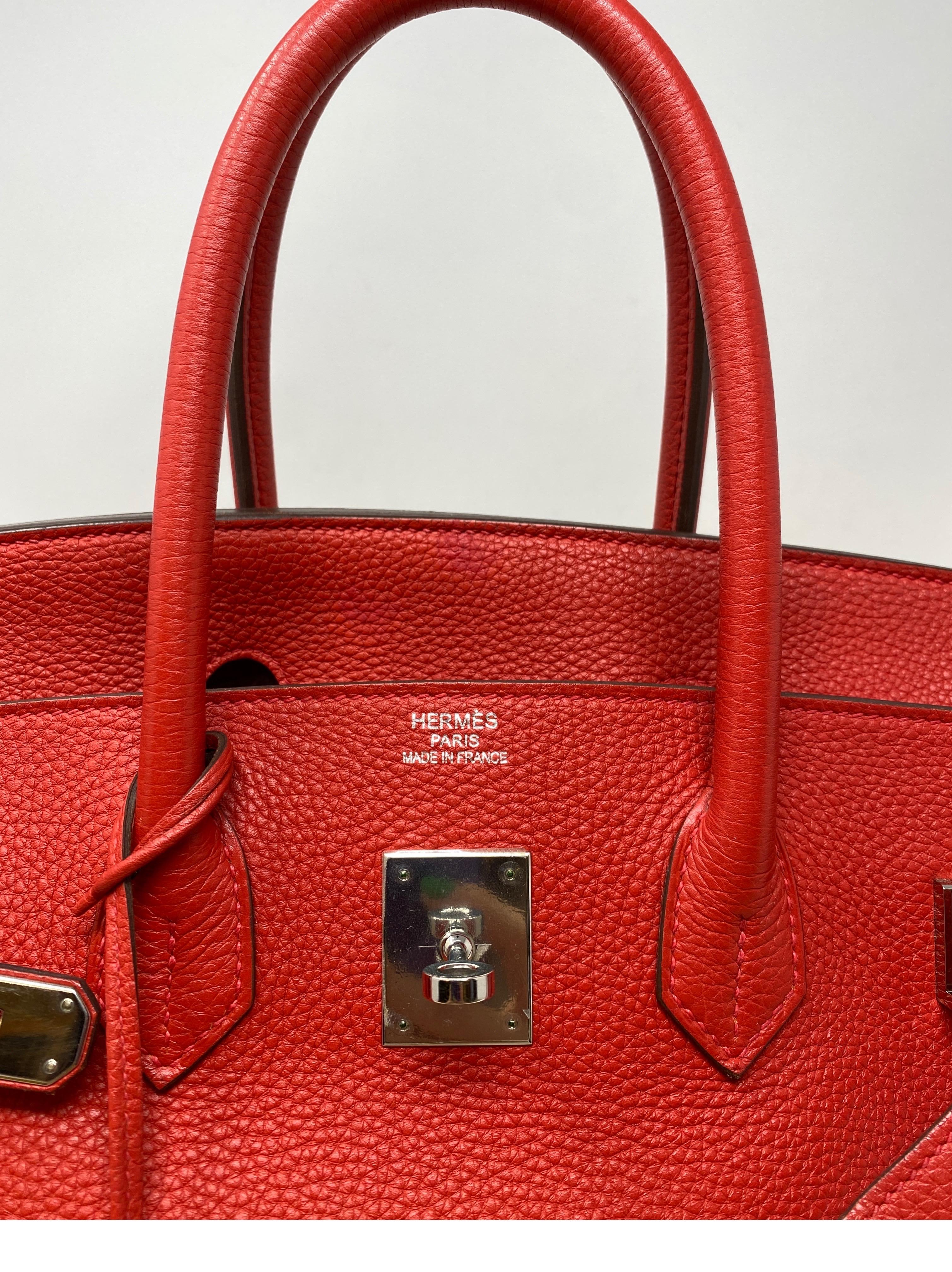 Hermès Birkin Red 35 Bag 3