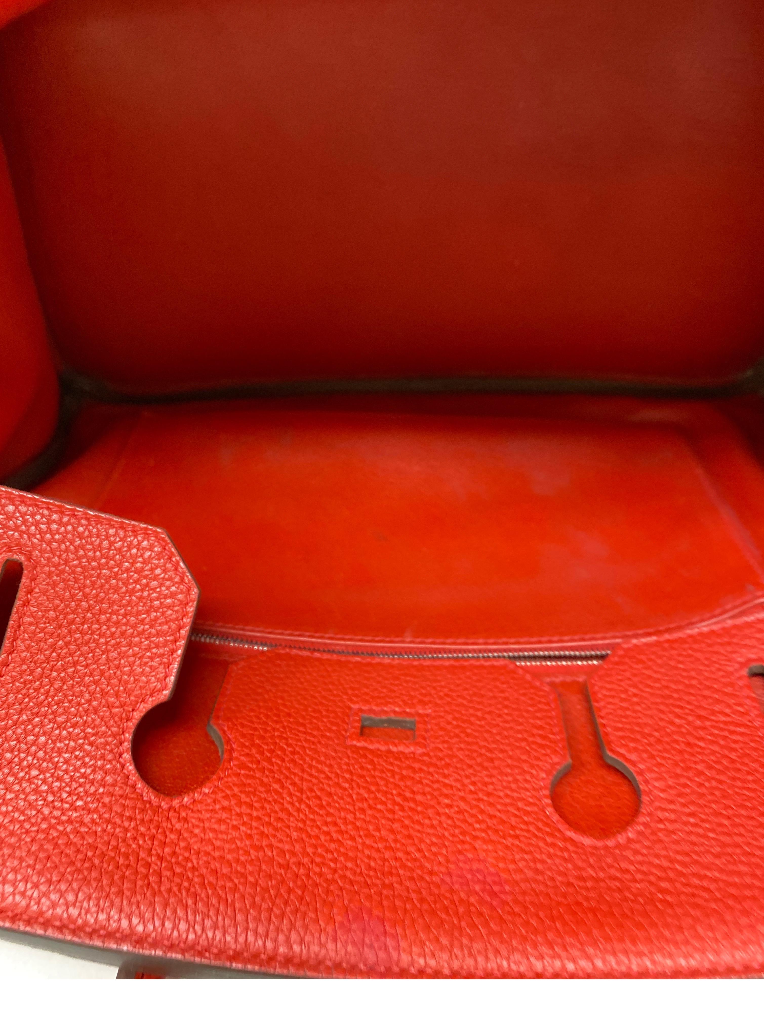 Hermès Birkin Red 35 Bag 5