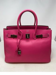 Hermes Birkin Rose Tyrien 35 Bag Candy Bag