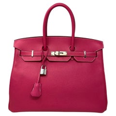 Hermès Birkin Rose Tyrien 35 Bag