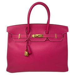 Hermes Birkin Rose Tyrien 35 Bag