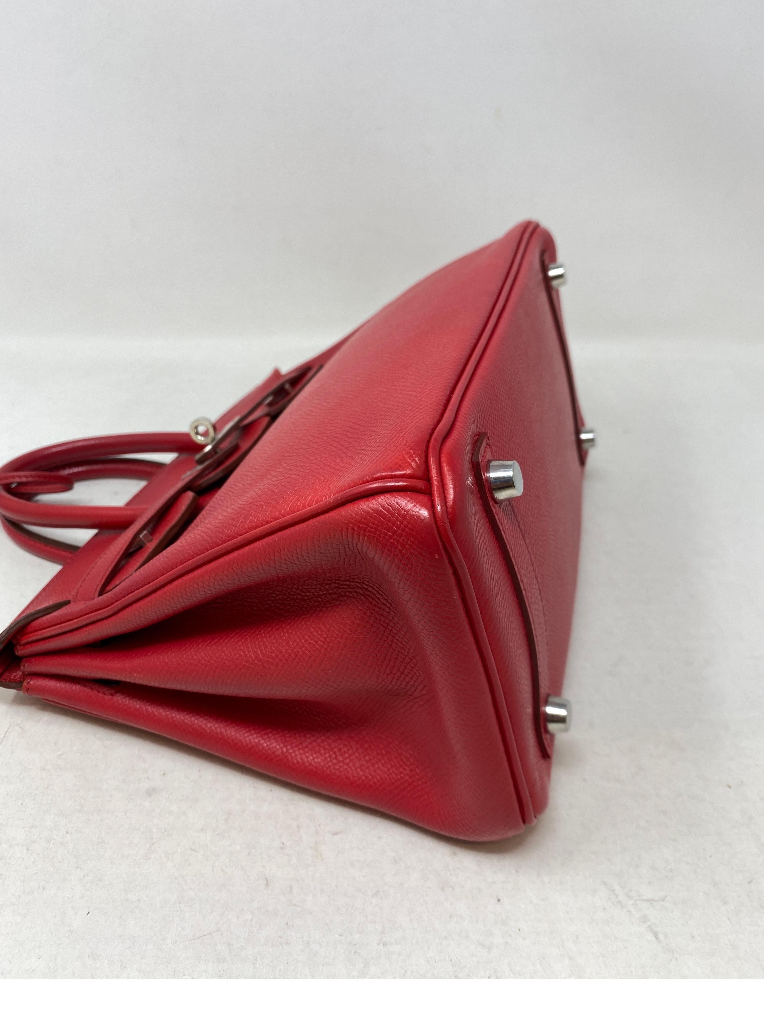 Hermes Birkin Bouganvillea Red 25 Bag 2