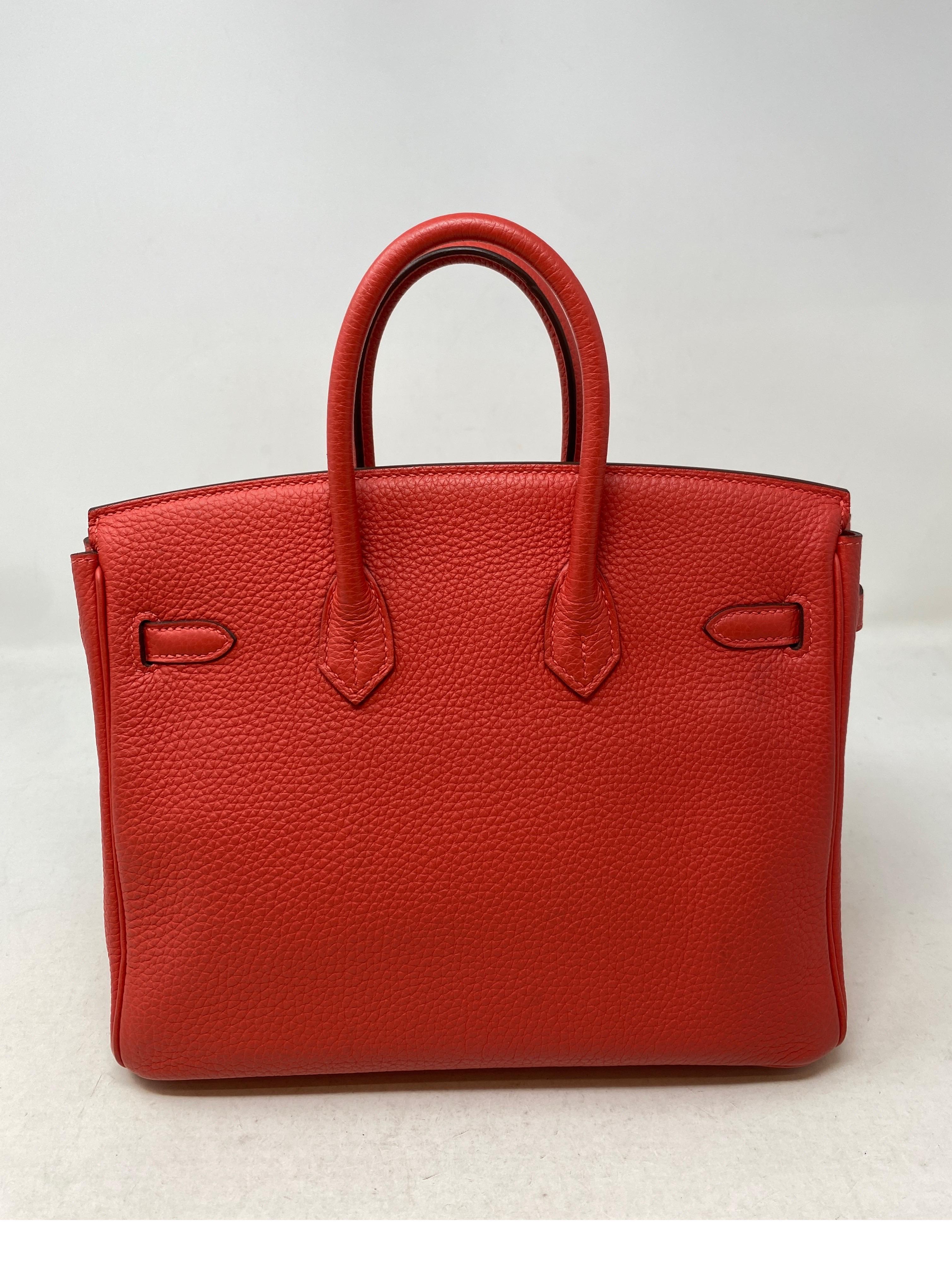 Hermes Birkin Rouge Pivoine 25 Bag 2