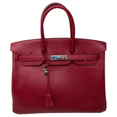 Hermes Birkin Rubis 35 Bag