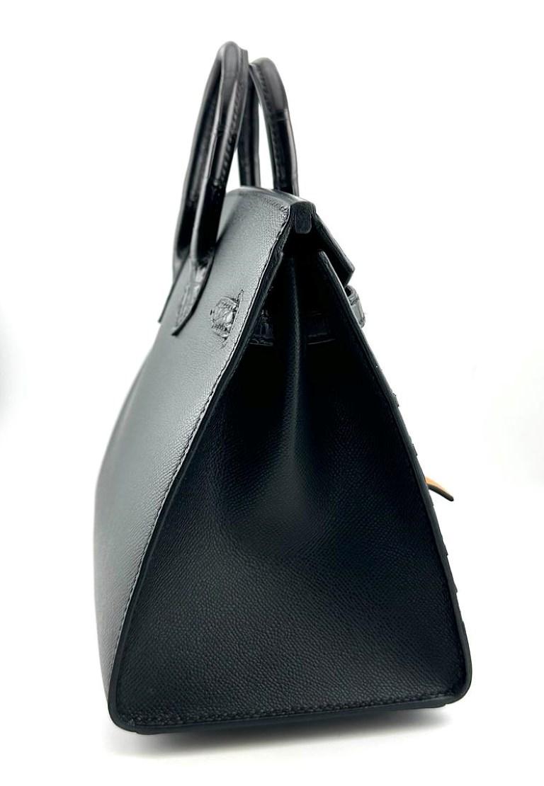 Women's or Men's Hermès Birkin Sellier 20 NEW Faubourg by Night Madame Alligator Leather For Sale