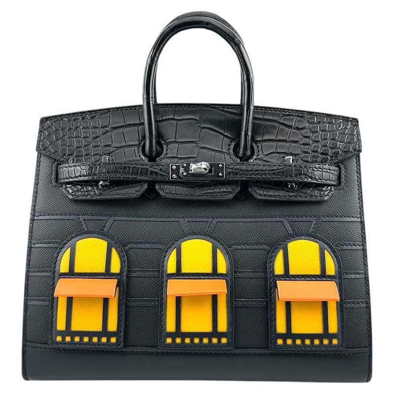 Hermes Birkin 20 Sellier Faubourg Alligator and Madame leather handbag — Hermès