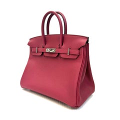 Hermes Birkin Sellier 25 Bag Palladium Hardware, 2024 France