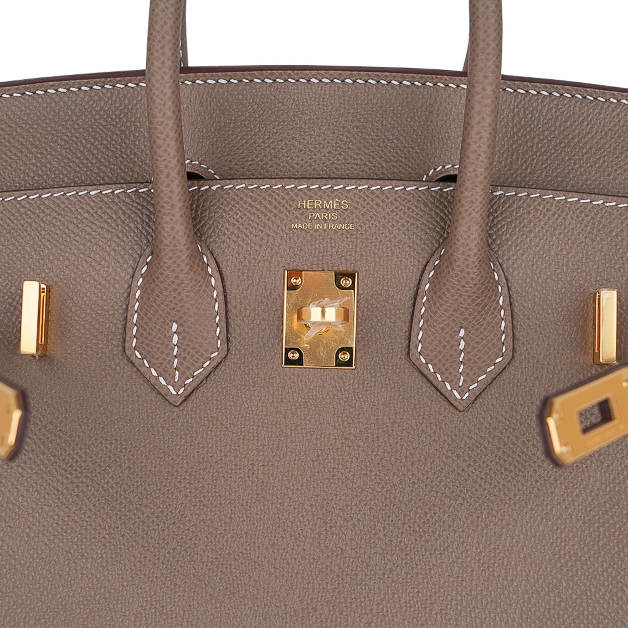 hermes birkin 25 epsom leather etoupe sellier