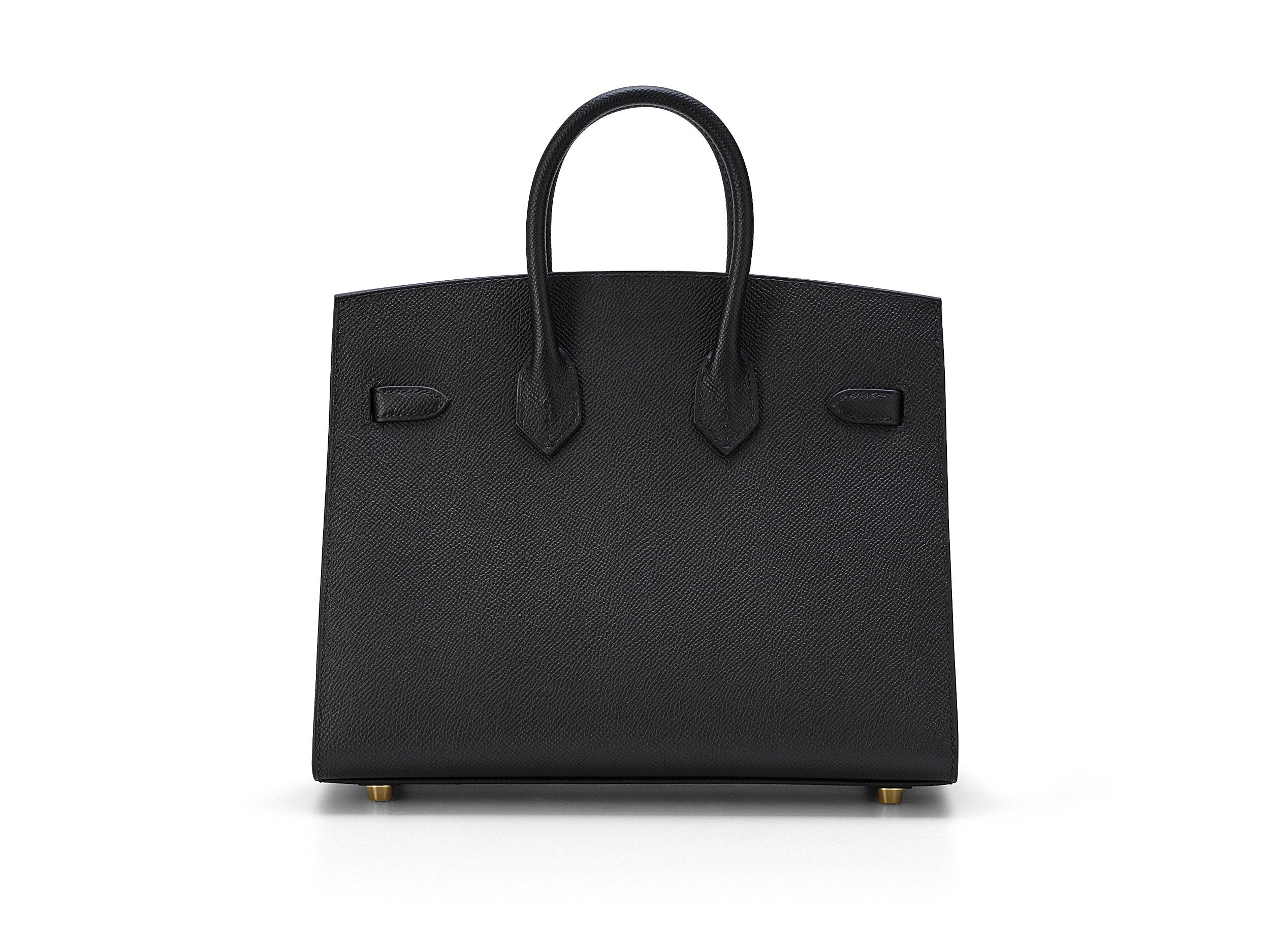 Hermès Birkin Sellier 25 Noir Epsom Gold Hardware Neuf - En vente à Berlin, DE