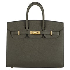 Hermés Birkin Sellier 25cm Epsom Vert de Gris GHW