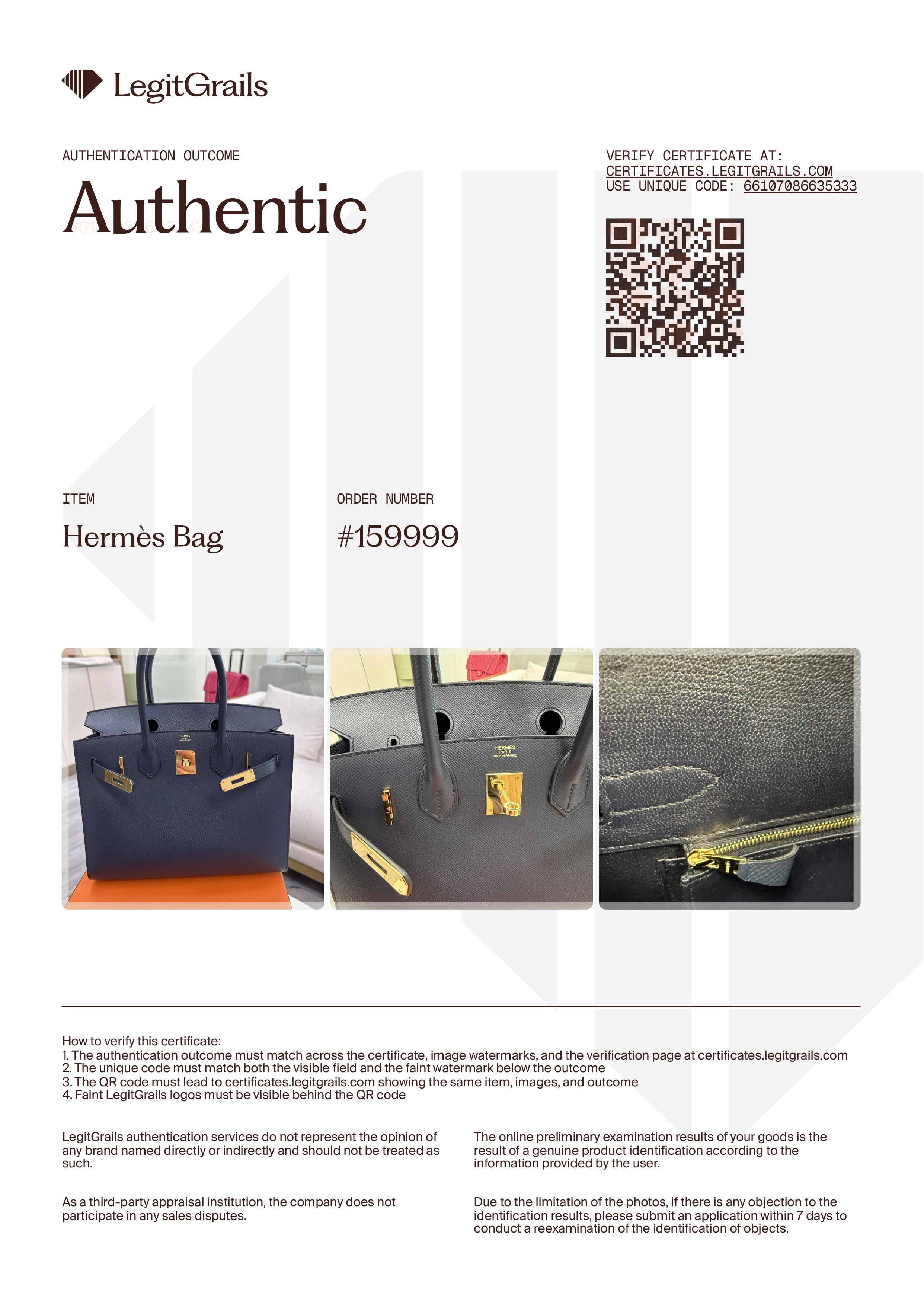 Hermes Birkin Sellier 30 Noir Cuir d'Epsom avec quincaillerie dorée Sac à main en vente 16