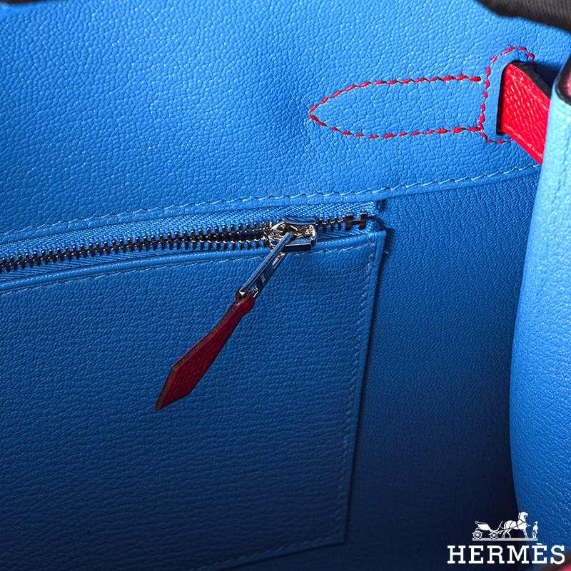Hermès Birkin Sellier 30cm Casaque Veau Epsom Rouge de Coeur/Rose Extreme PHW In New Condition In London, GB