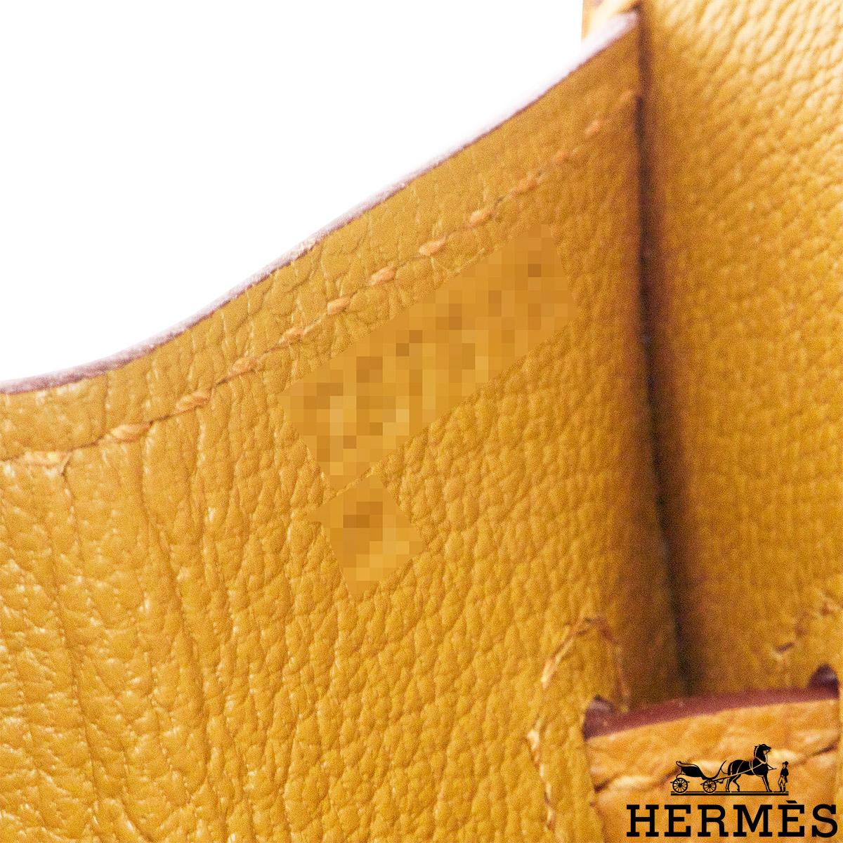 Orange Hermès Birkin Sellier 30cm Sesame Veau Epsom GHW