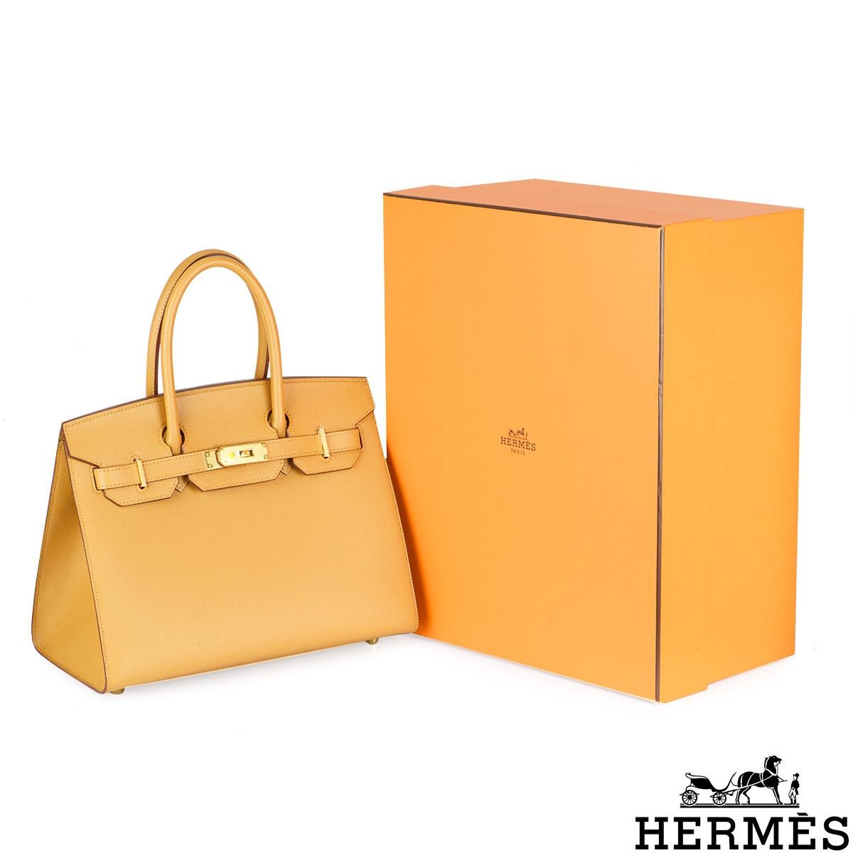 Hermès Birkin Sellier 30cm Sesame Veau Epsom GHW 1