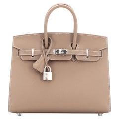 Hermès Birkin 25 Togo Etoupe gold Hardware at 1stDibs