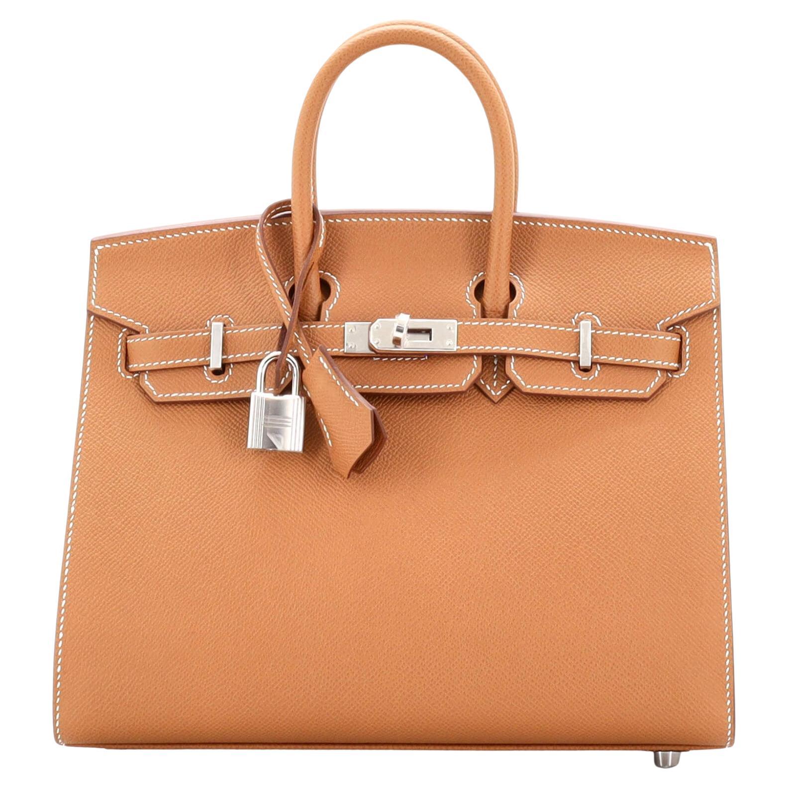 Hermes Toffee Epsom Sellier Kelly 28cm Gold Hardware For Sale at 1stDibs