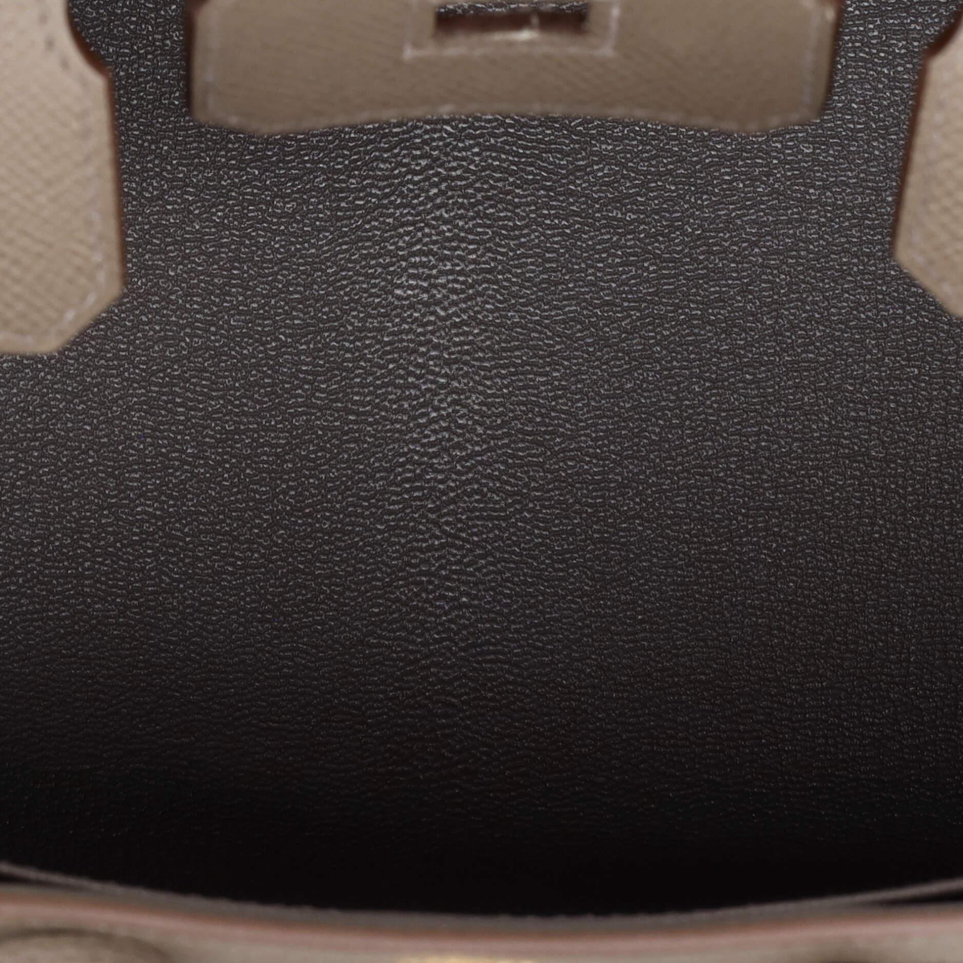 Hermes Birkin Sellier Bag Grey Epsom with Gold Hardware 25 2