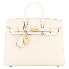 Hermès 2023 Epsom Birkin Sellier 25 w/ Tags - Neutrals Handle Bags,  Handbags - HER517401