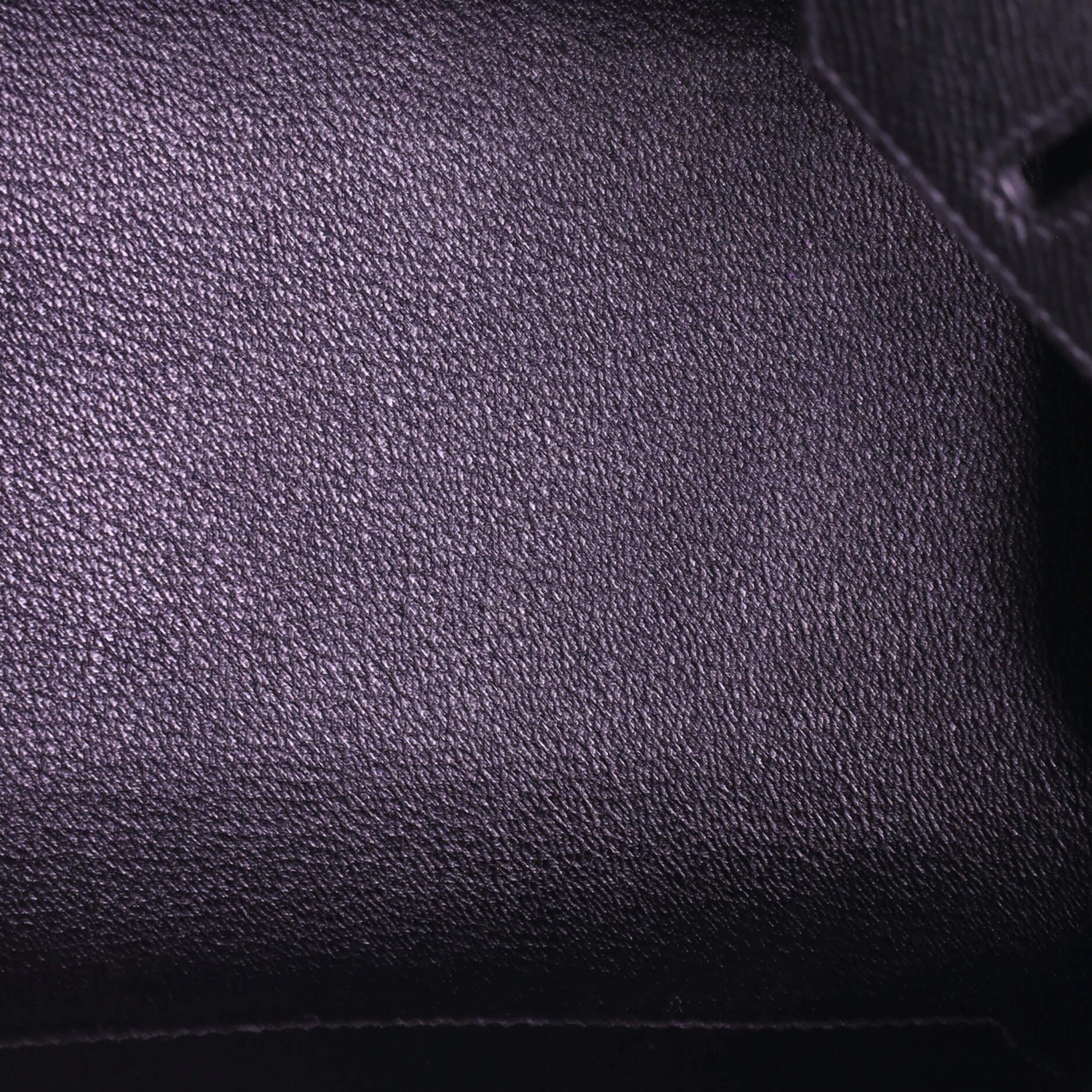 Hermes Birkin Sellier Bag Noir Epsom with Gold Hardware 25 1
