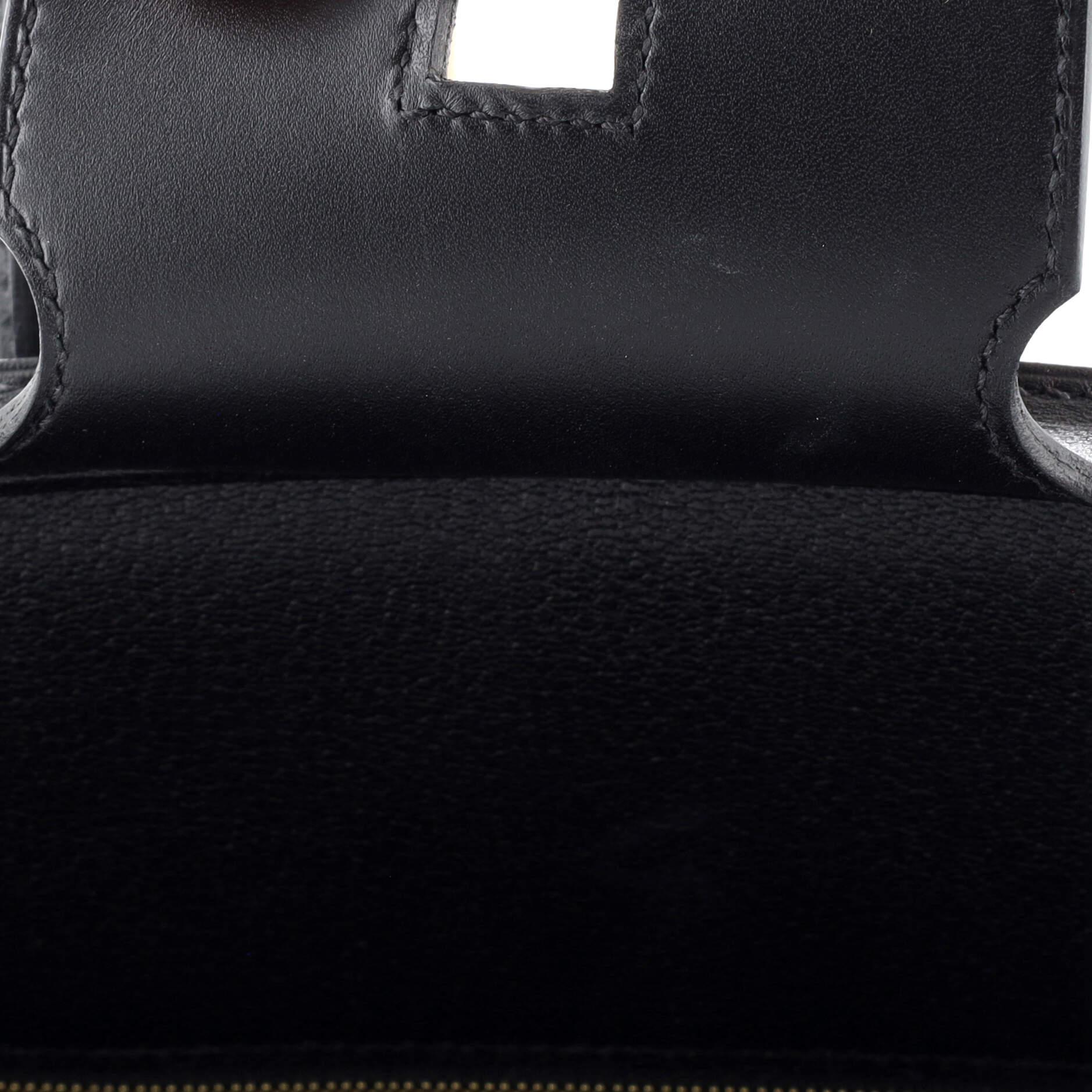Hermes Birkin Sellier Bag Noir Monsieur with Gold Hardware 30 For Sale 4