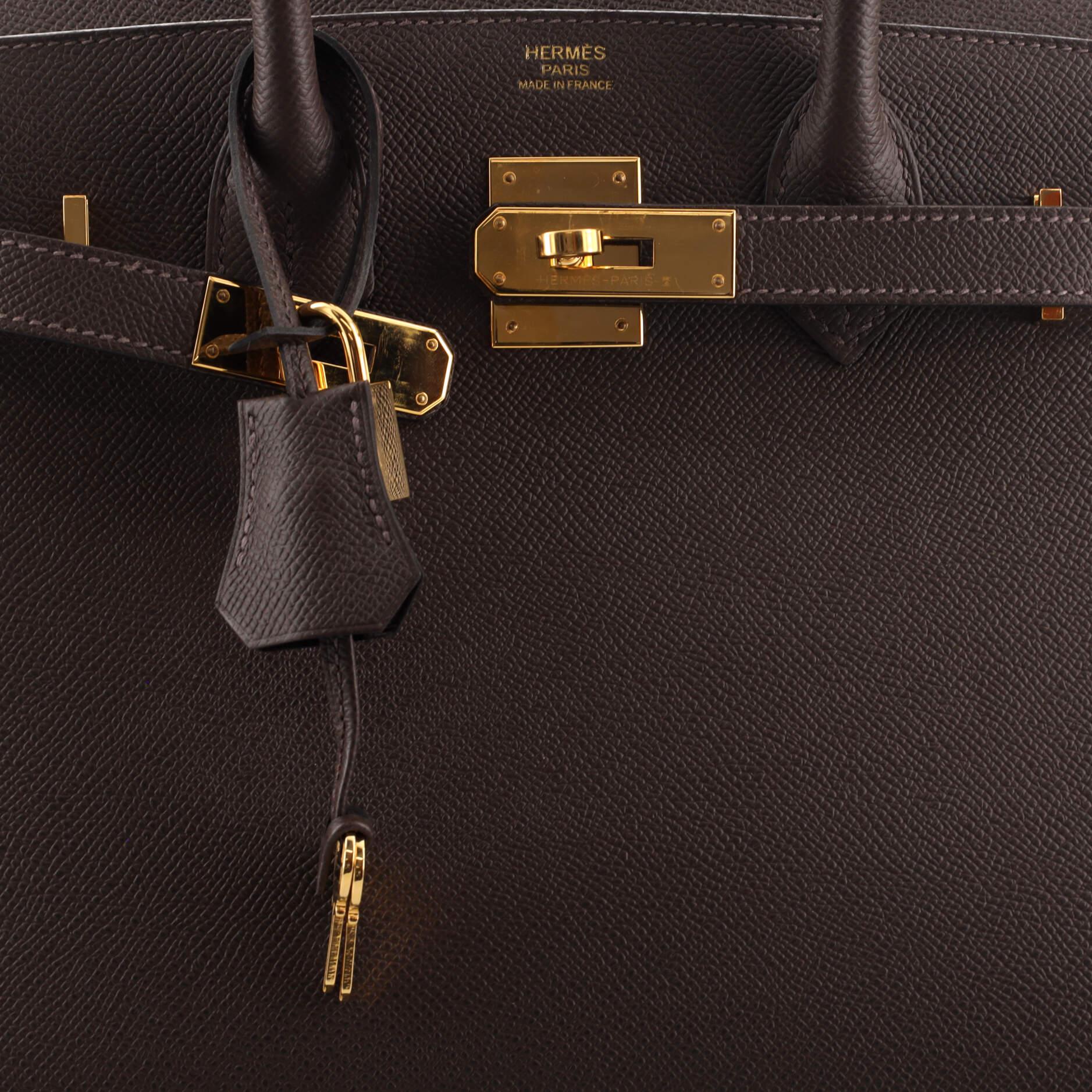 Hermes Birkin Sellier Bag Rouge Sellier Epsom with Gold Hardware 30 2