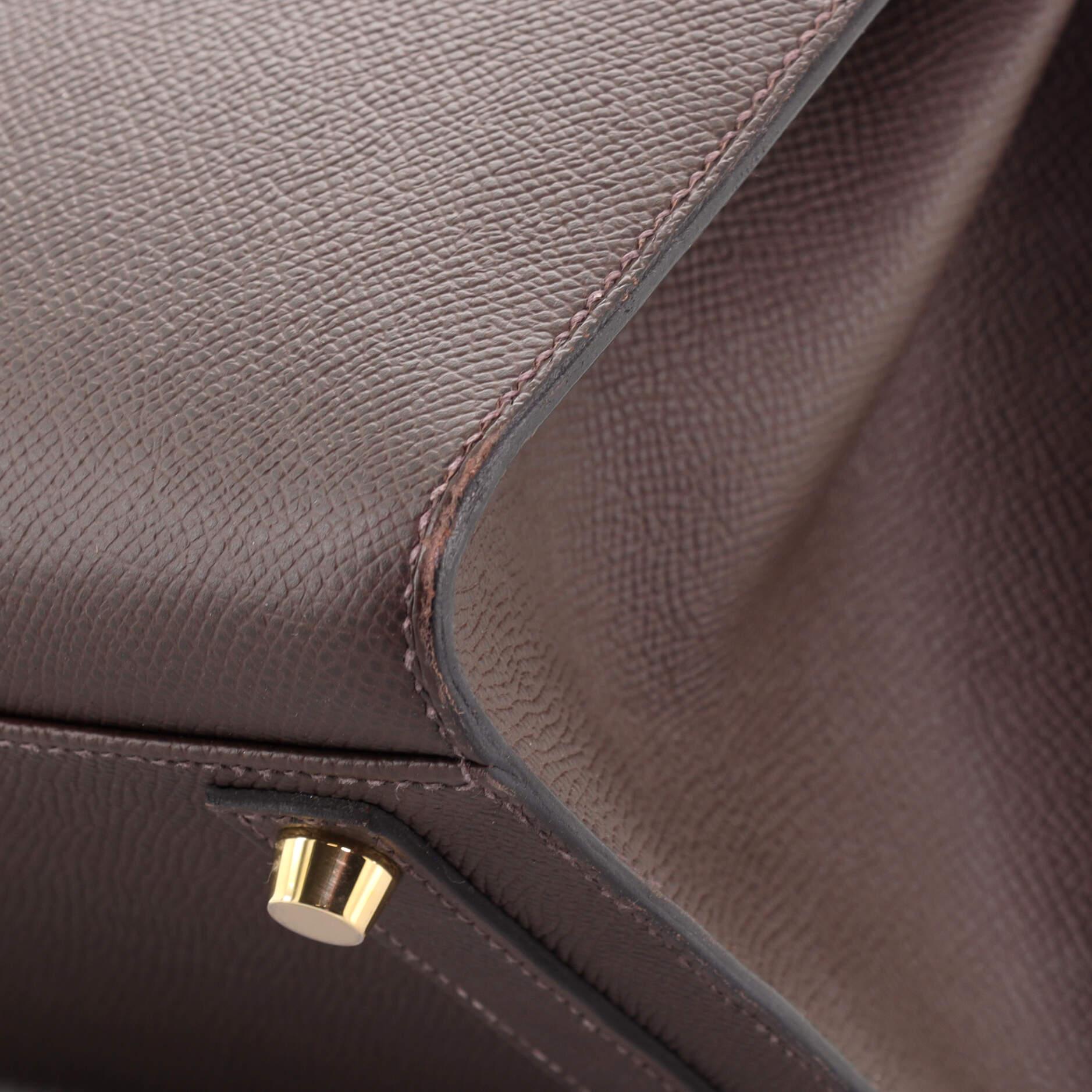 Hermes Birkin Sellier Bag Rouge Sellier Epsom with Gold Hardware 30 3
