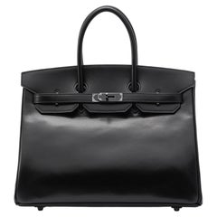 Hermès Birkin So Black 35 Noir Boxcalf