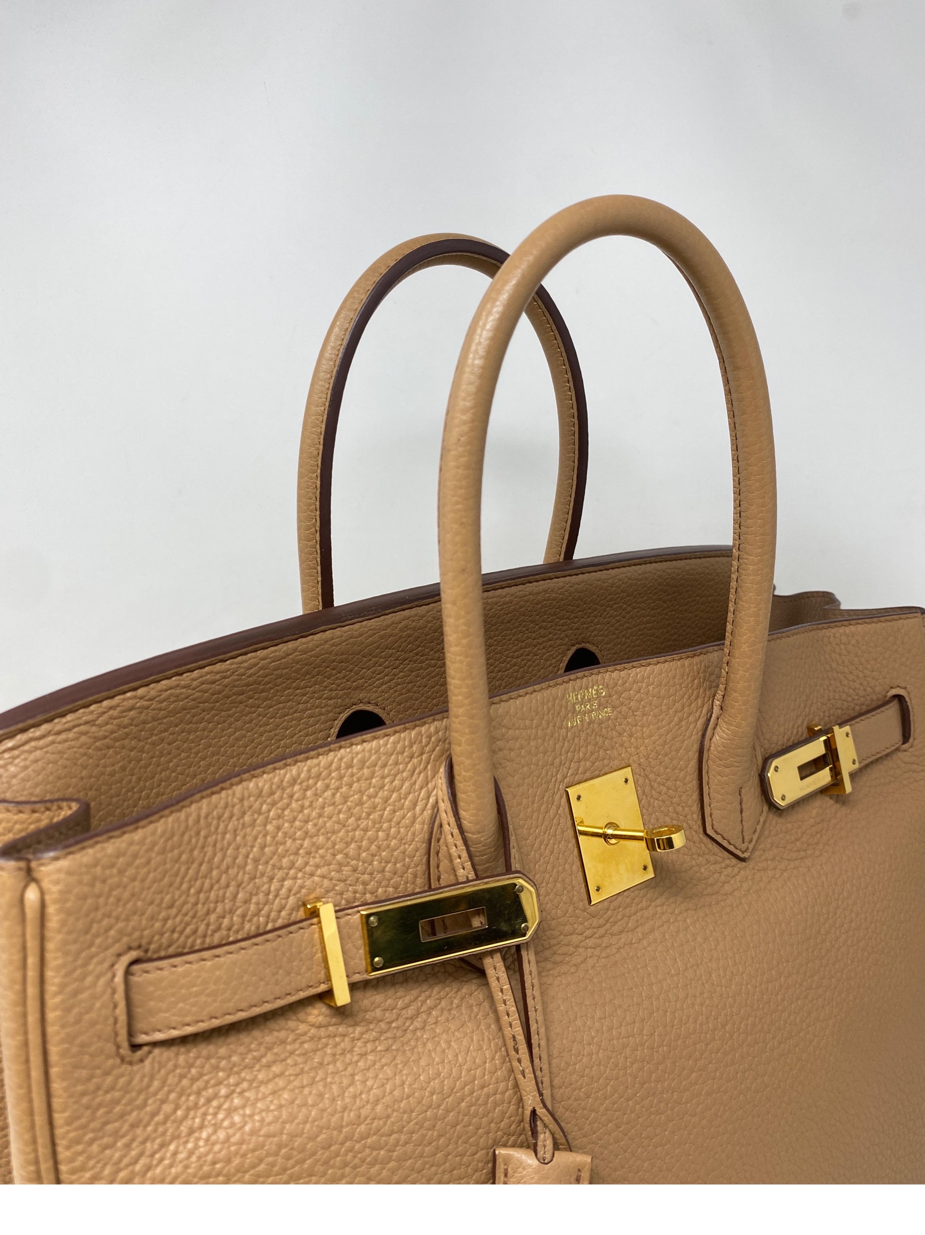 Hermes Birkin Tabac 35 Bag In Good Condition In Athens, GA