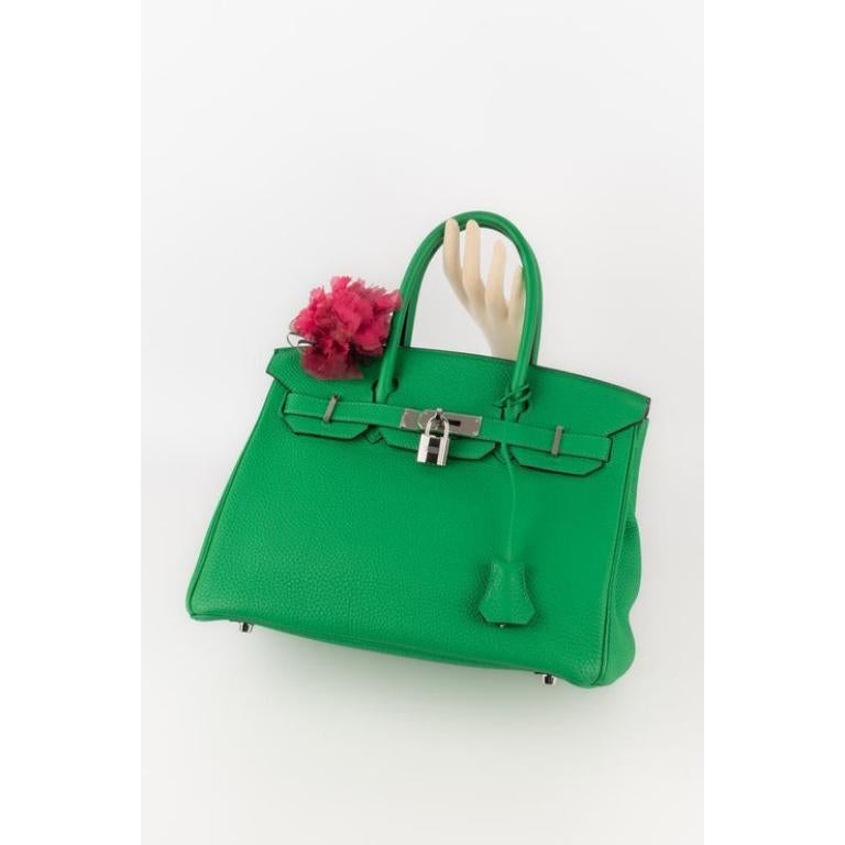 Hermès Birkin Togo Calfskin Bag, 2010 For Sale 7