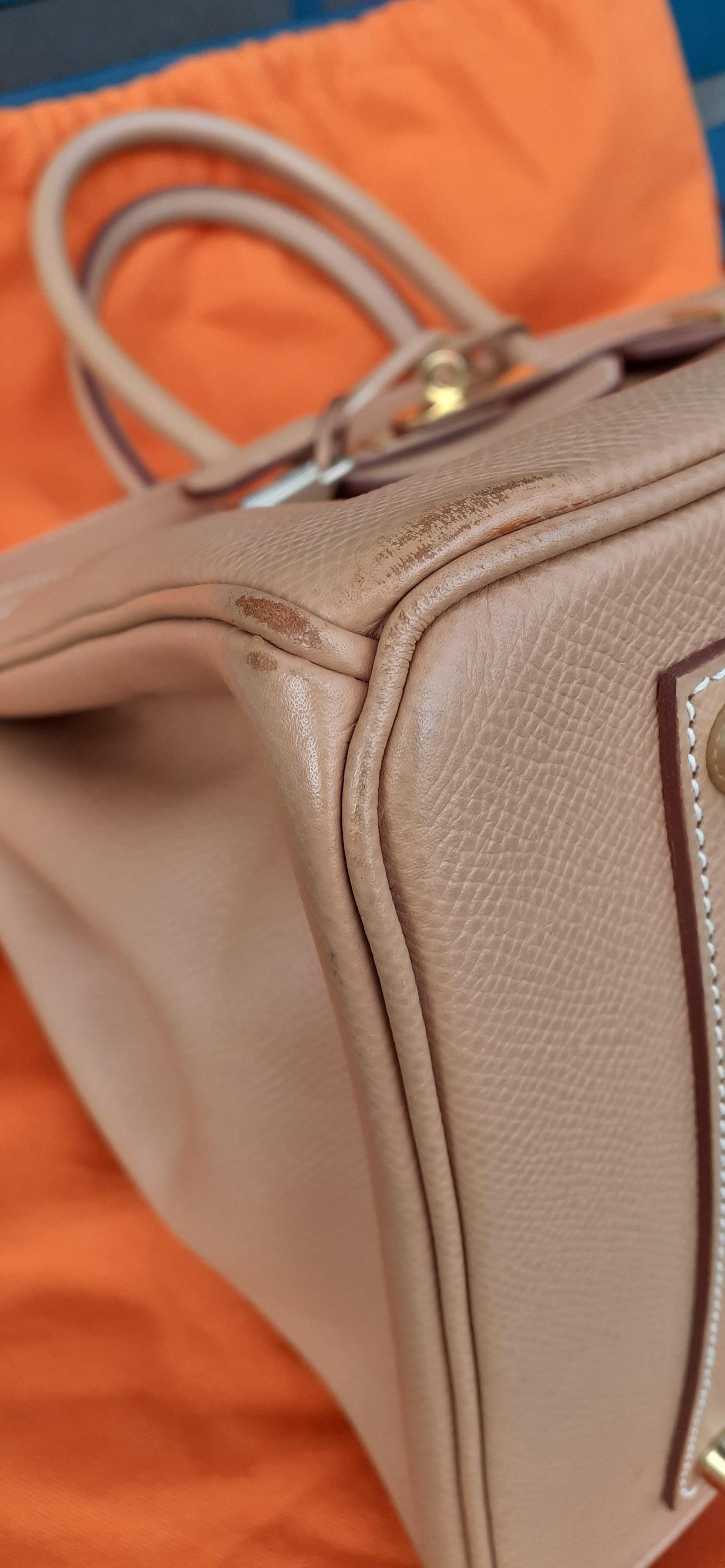 Hermès Birkin Top Handle Bag Naturel Epsom Leather Gold Hdw 35 cm 13