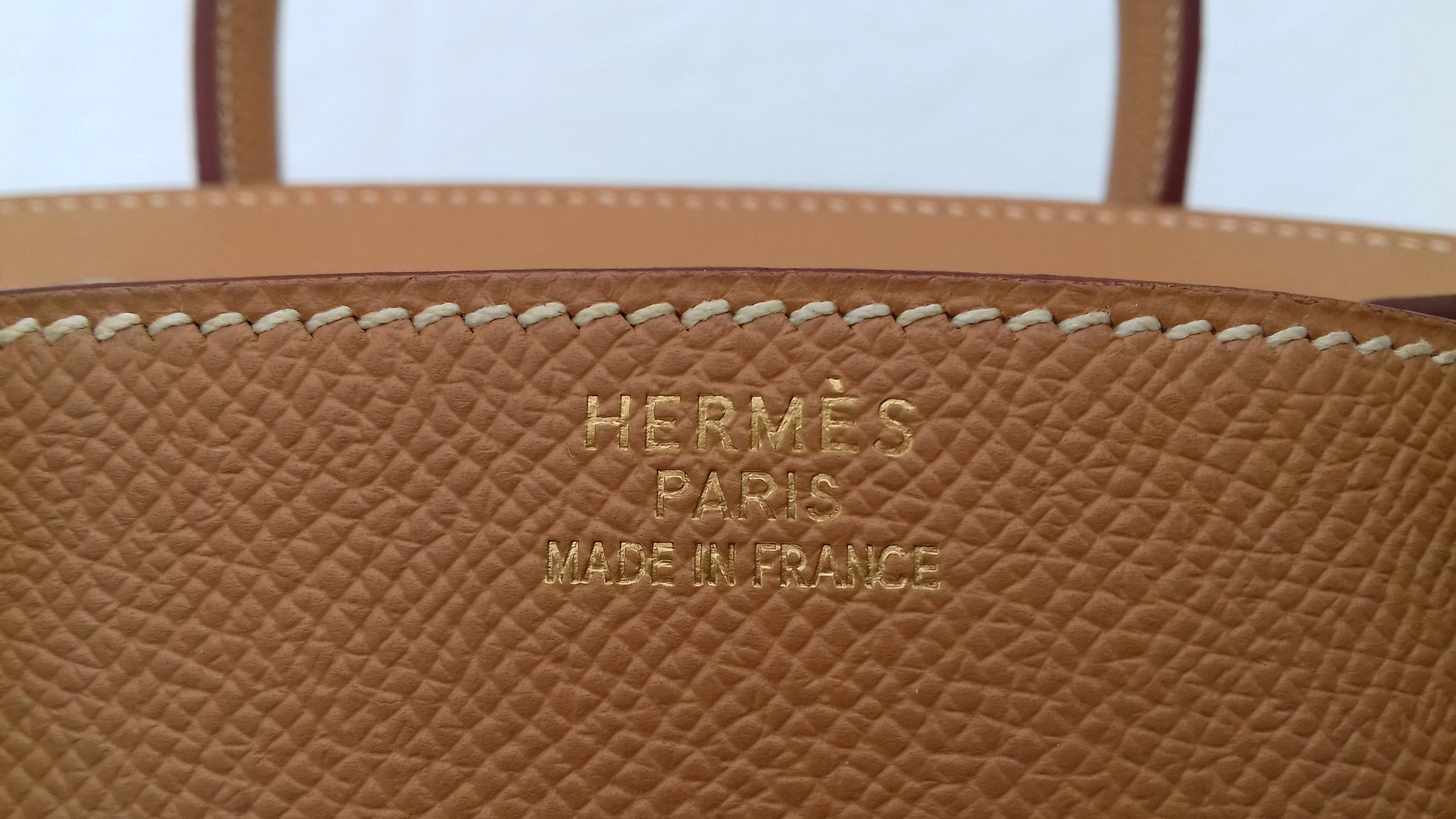 Hermès Birkin Top Handle Bag Naturel Epsom Leather Gold Hdw 35 cm 4