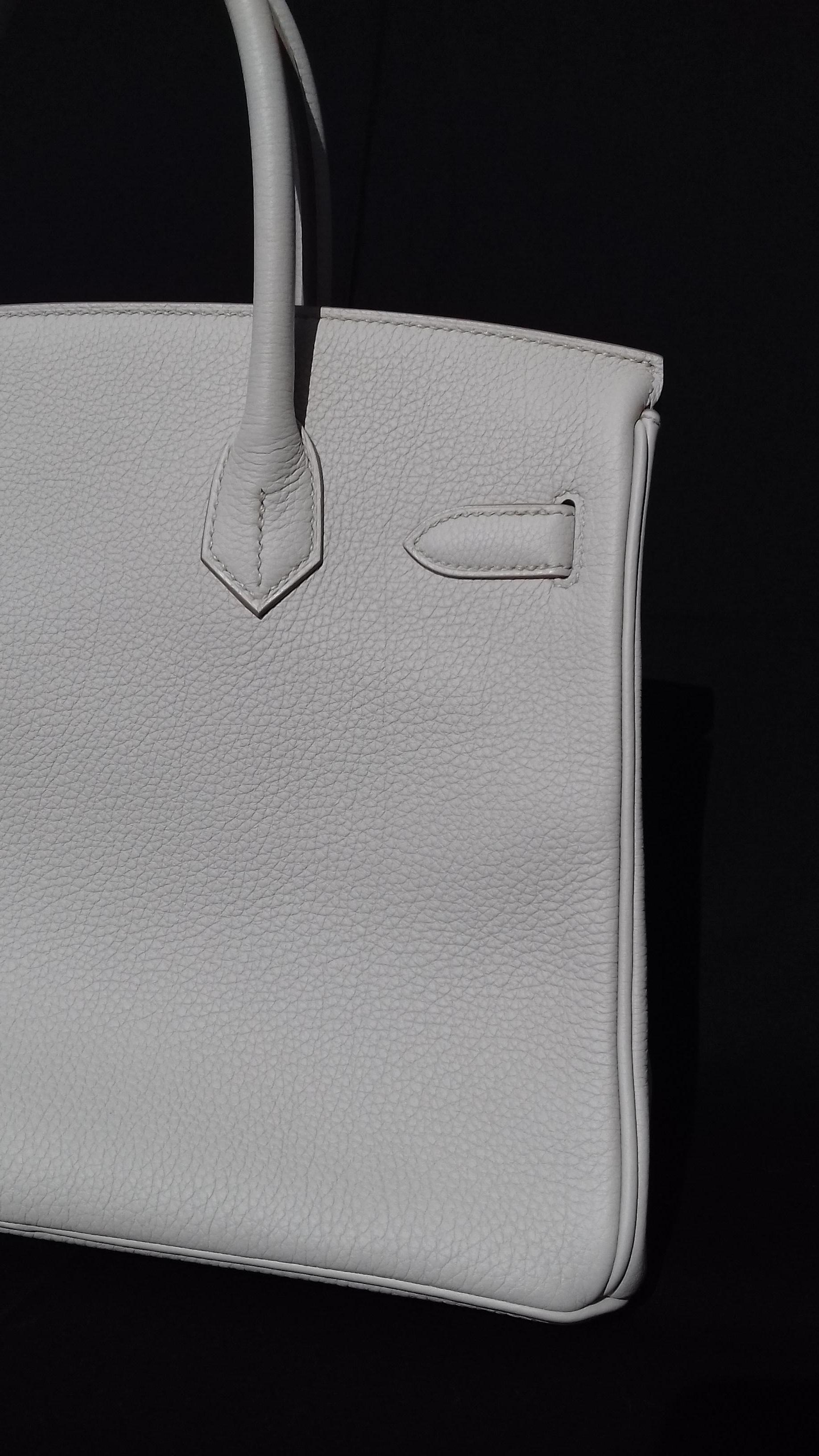 Hermès Birkin Top Handle Bag Togo Craie Chalk Gold Hdw 2018 1