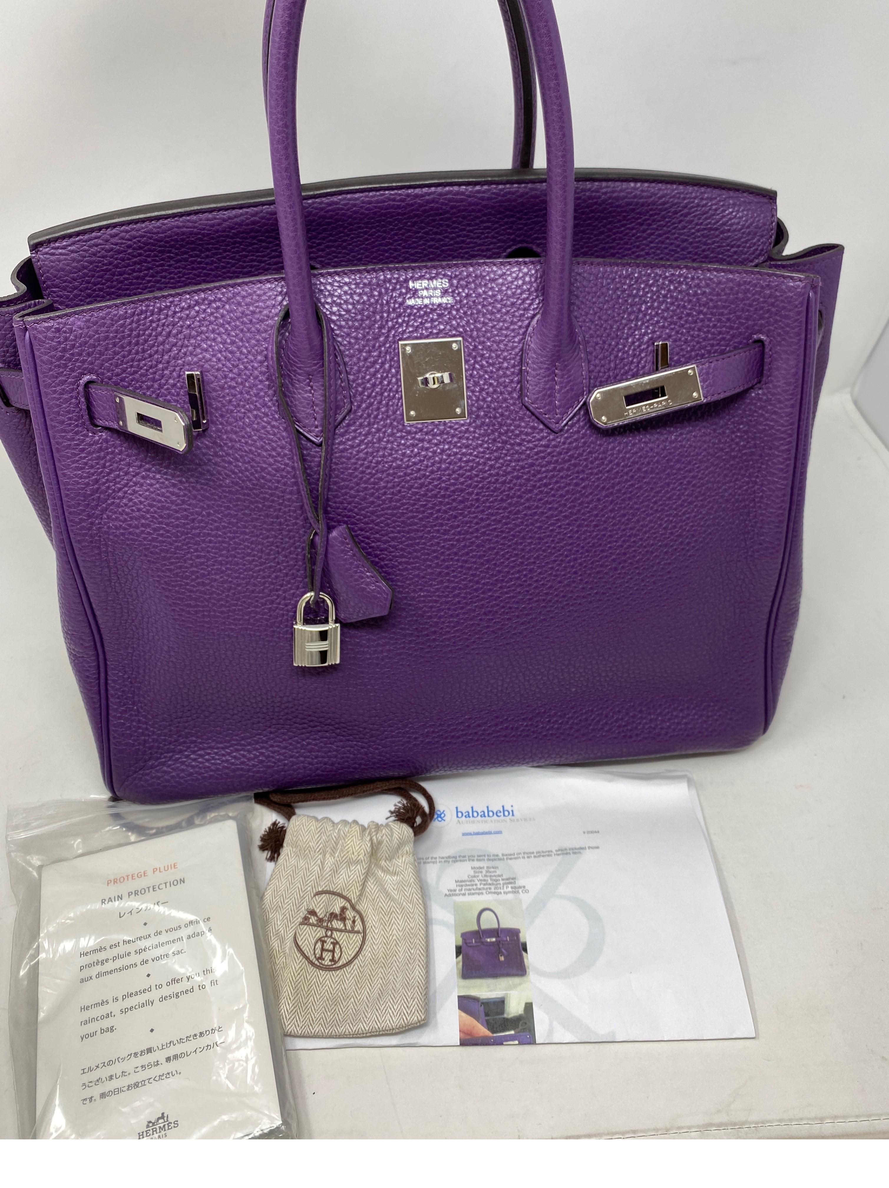 Hermes Birkin Ultraviolet 35 Bag 12