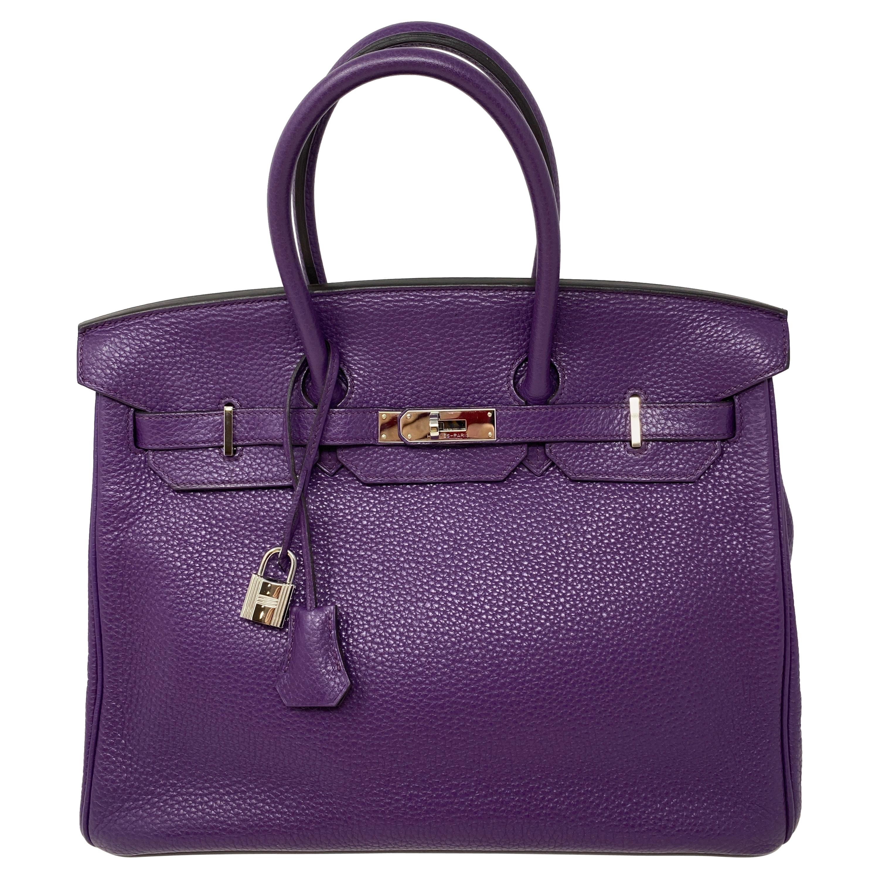 Hermes Birkin Ultraviolet 35 Bag