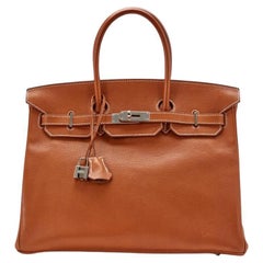 Hermès Birkin35 Fauve Barenia Faubourg bag