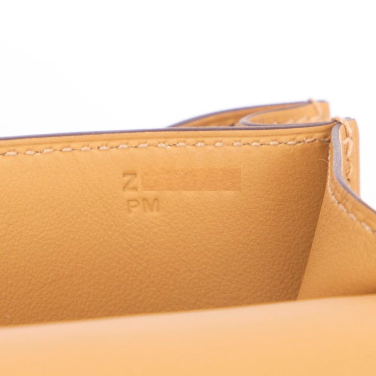 Auth NEW HERMES Biscuit Swift Gold Hardware Mini Constance 18 19 Bag  Handbag