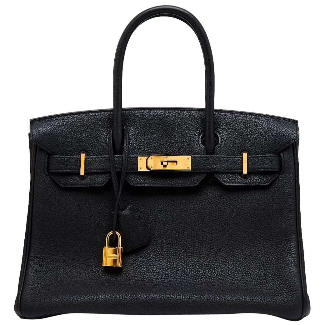 Hermes Black 30cm Birkin Bag
