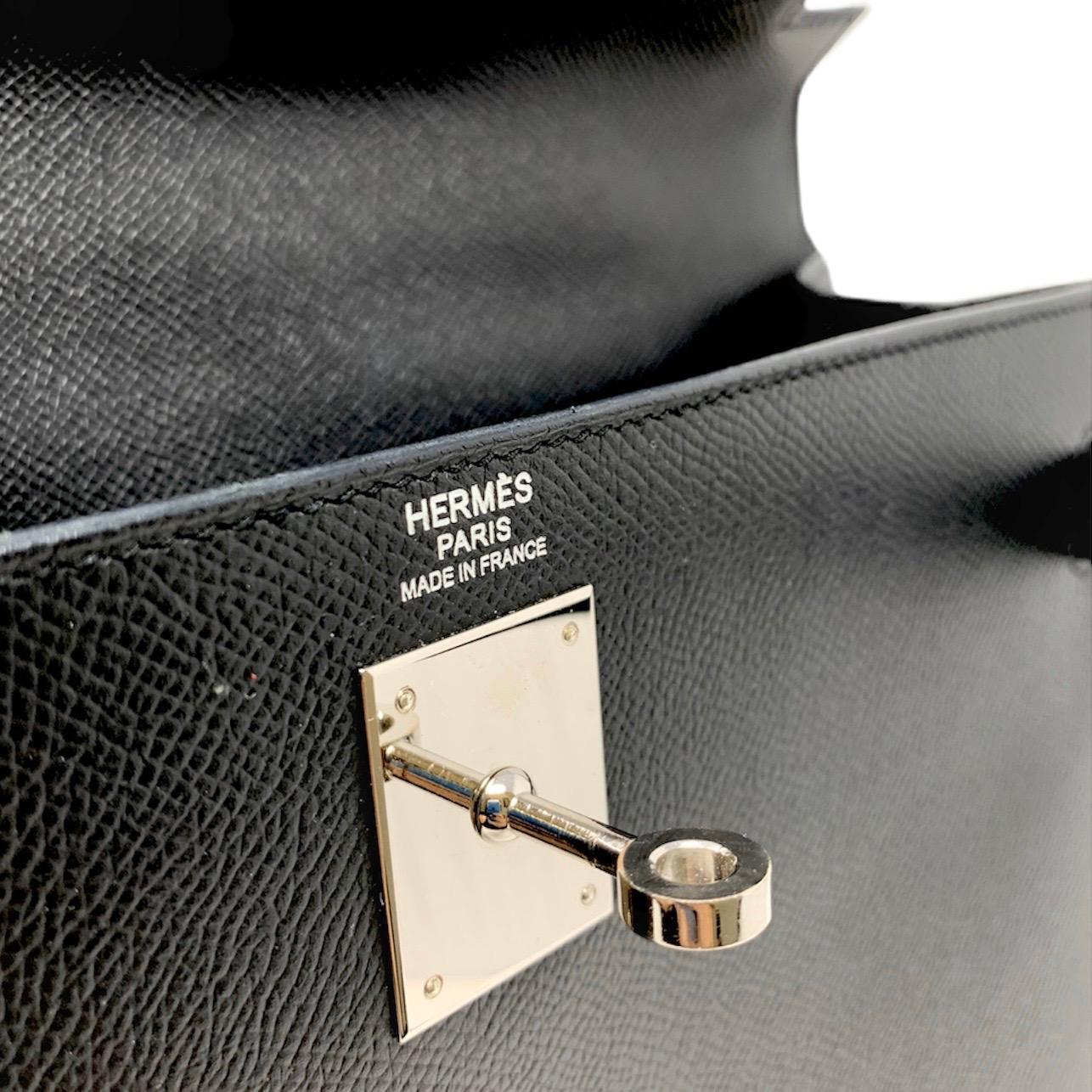 Hermes: Black 32 cm Epsom Sellier Kelly, 2018 2